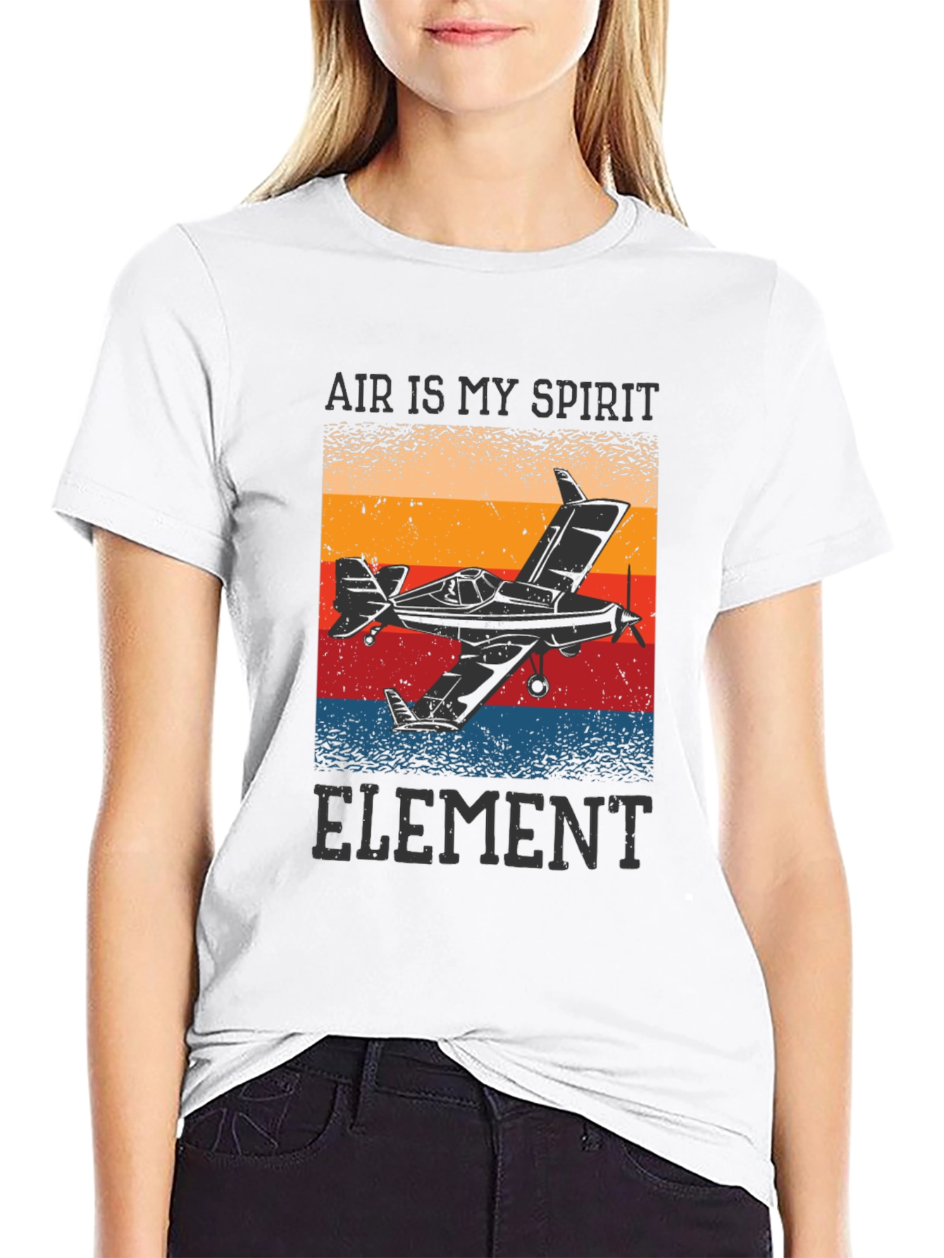 Black Air is My Spirit Element Graphic T-Shirt view 9