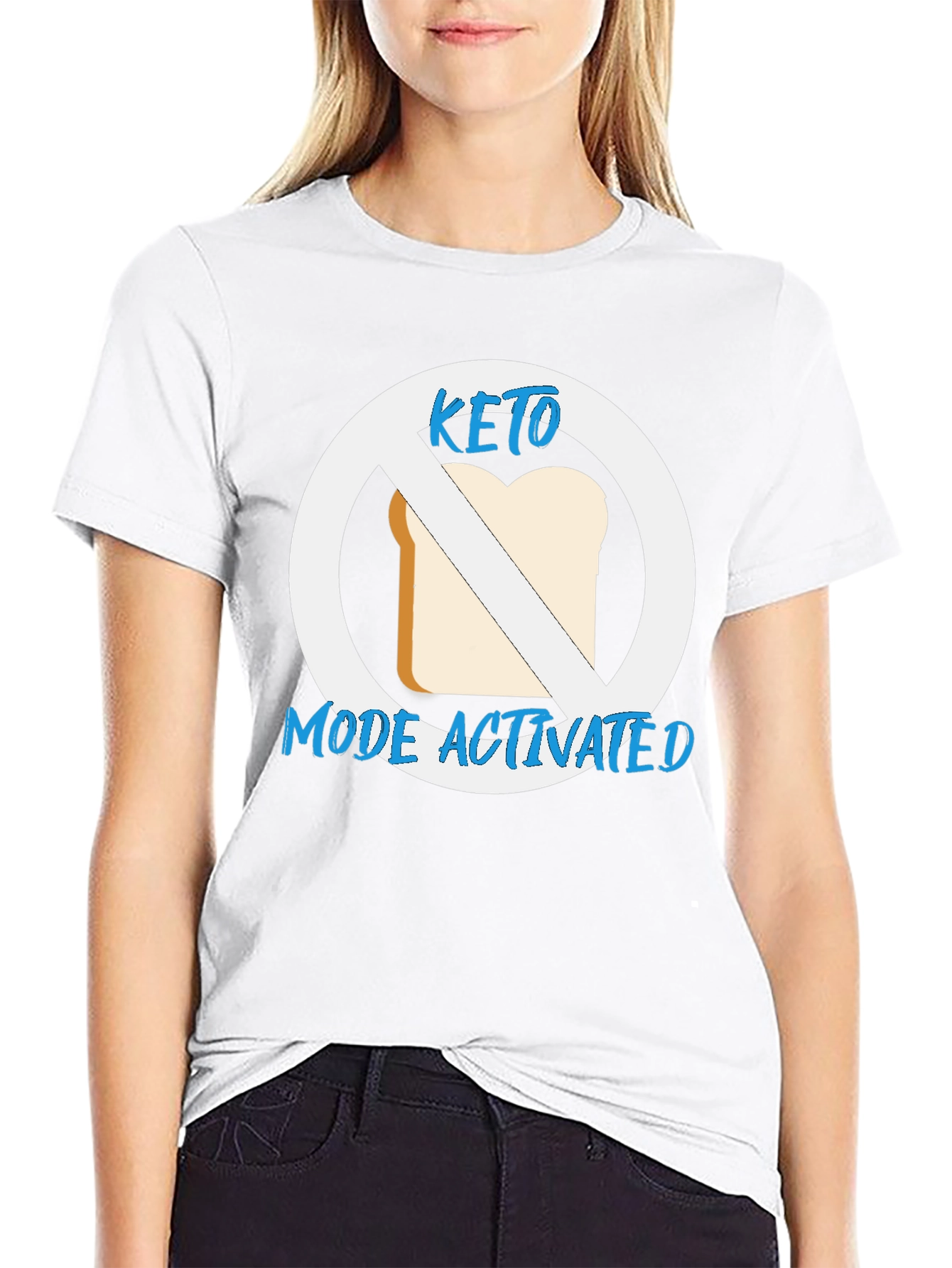 Black Keto Mode Activated Graphic T-Shirt view 9