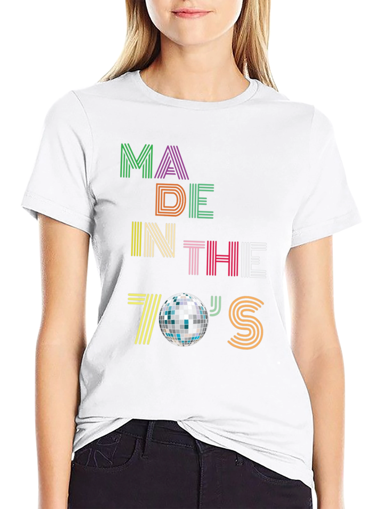 Black Made in the 70's Disco T-Shirt view 9
