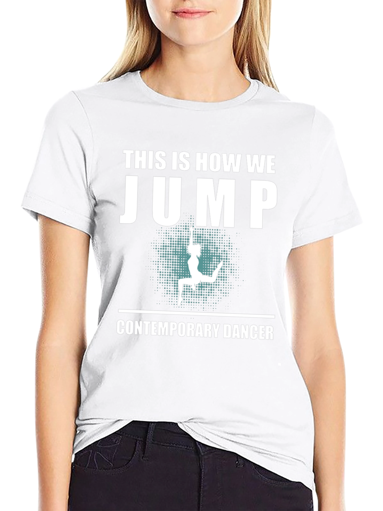 Black This Is How We Jump - Contemporary Dancer T-Shirt view 9