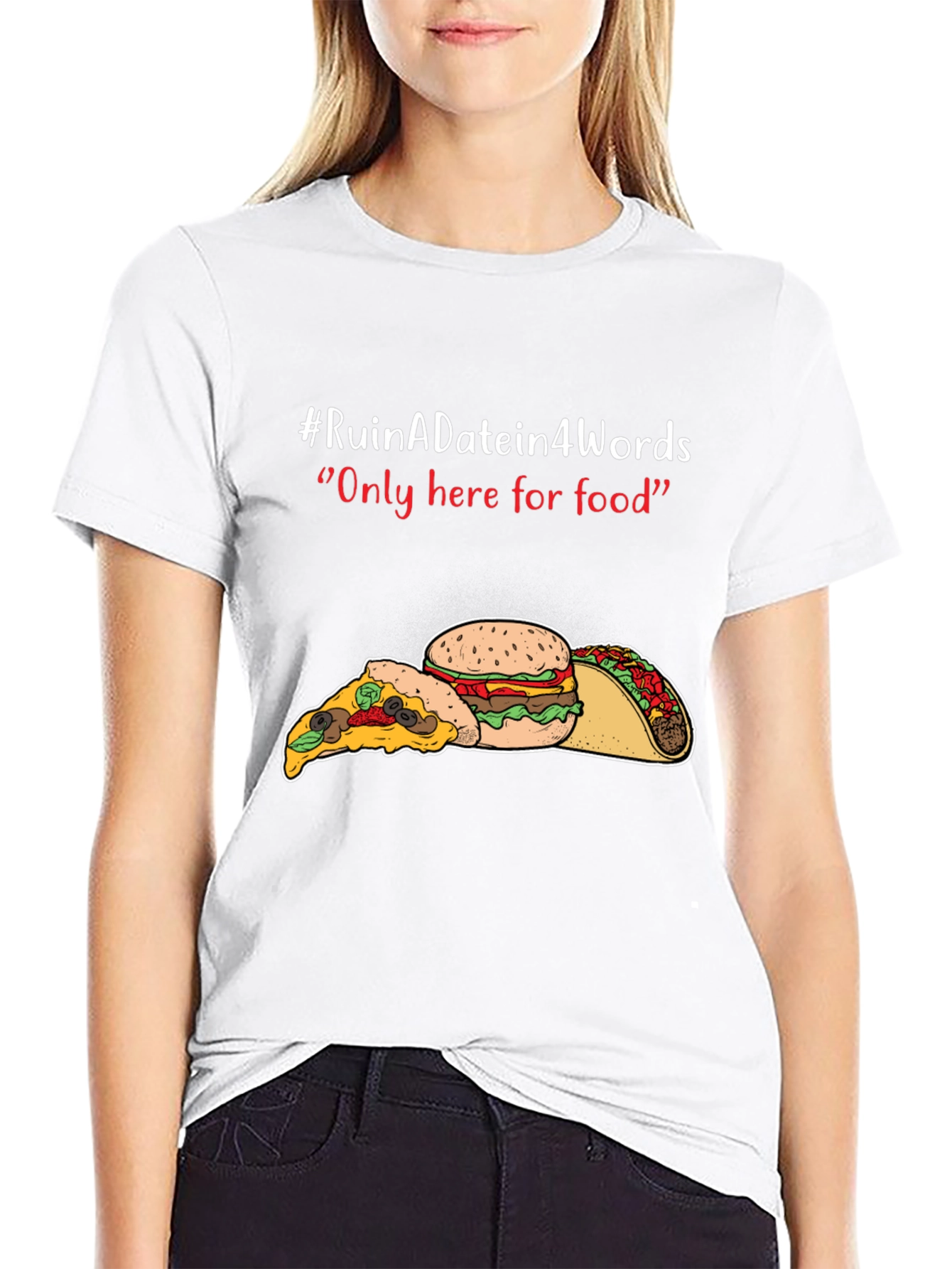 Black Ruin A Date Funny Food T-Shirt view 9