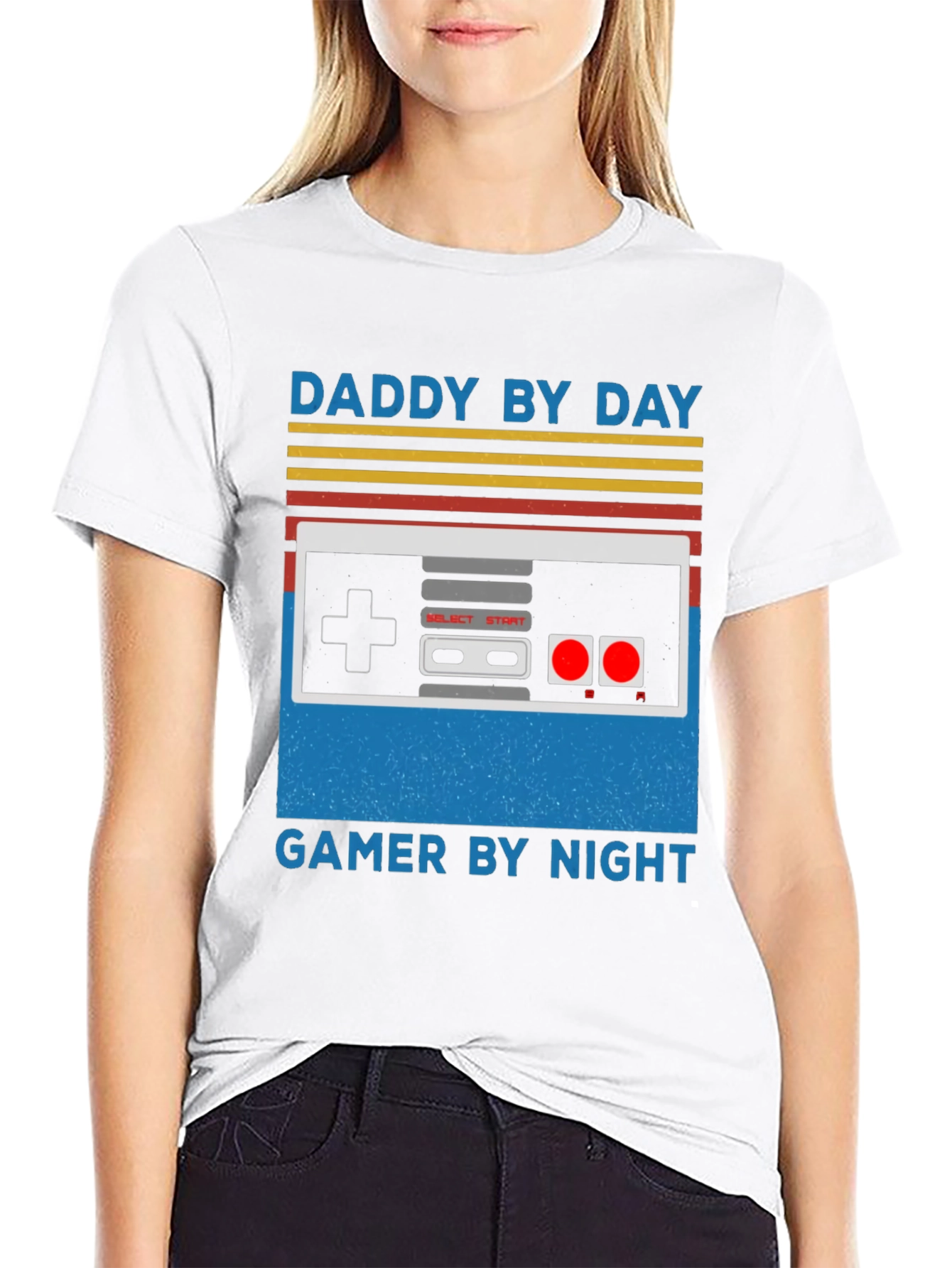 Daddy By Day Gamer By Night Graphic Tee - 9