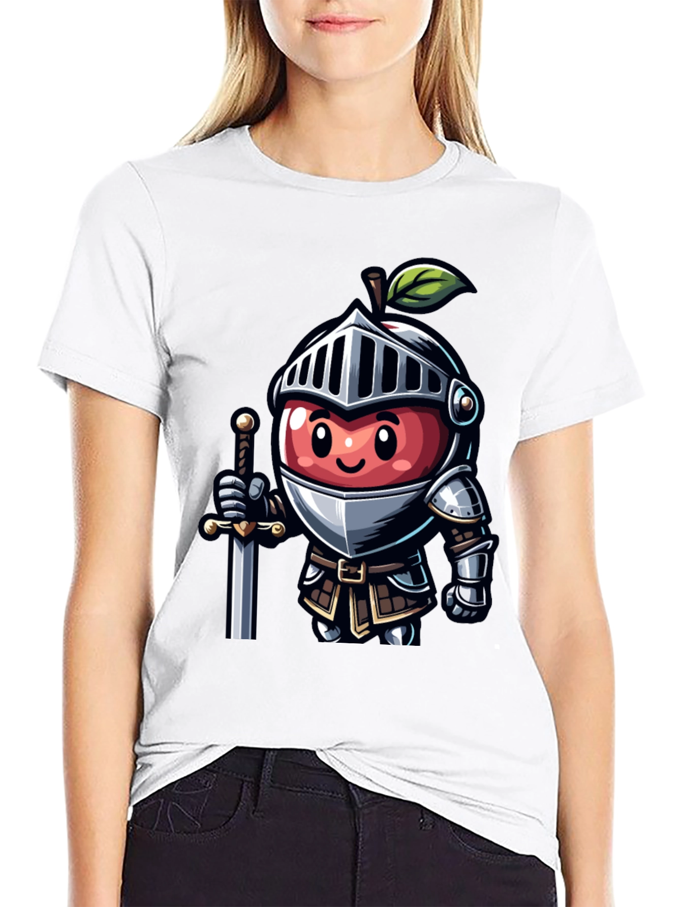 Black Apple Knight T-Shirt view 9