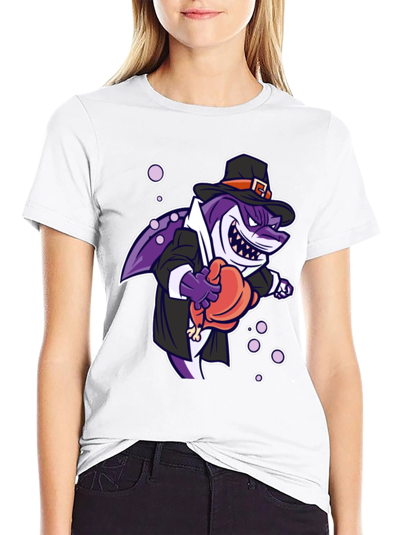 Thanksgiving Shark T-Shirt - 9