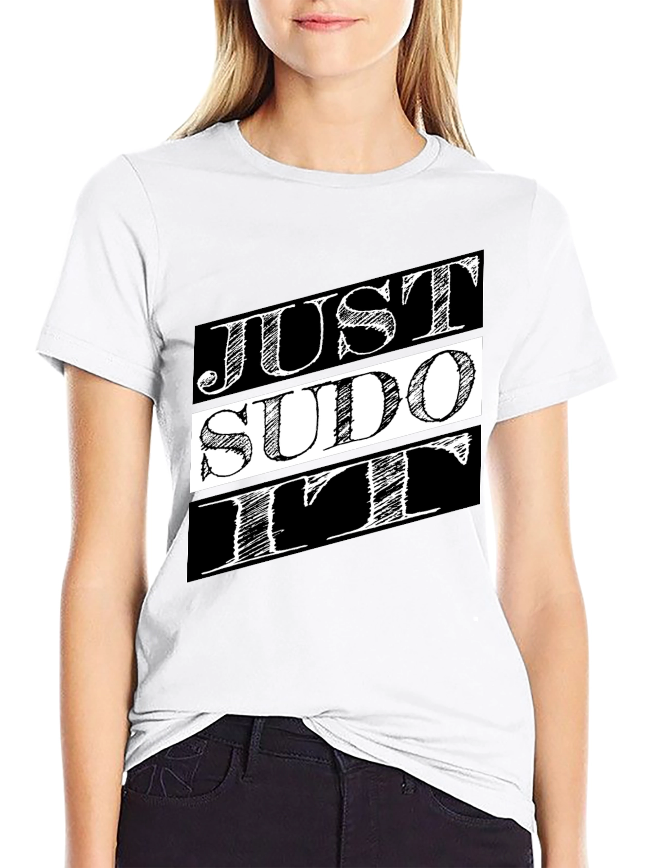 Just Sudo It T-Shirt - Black Graphic Tee for Programmers & Techies - 9