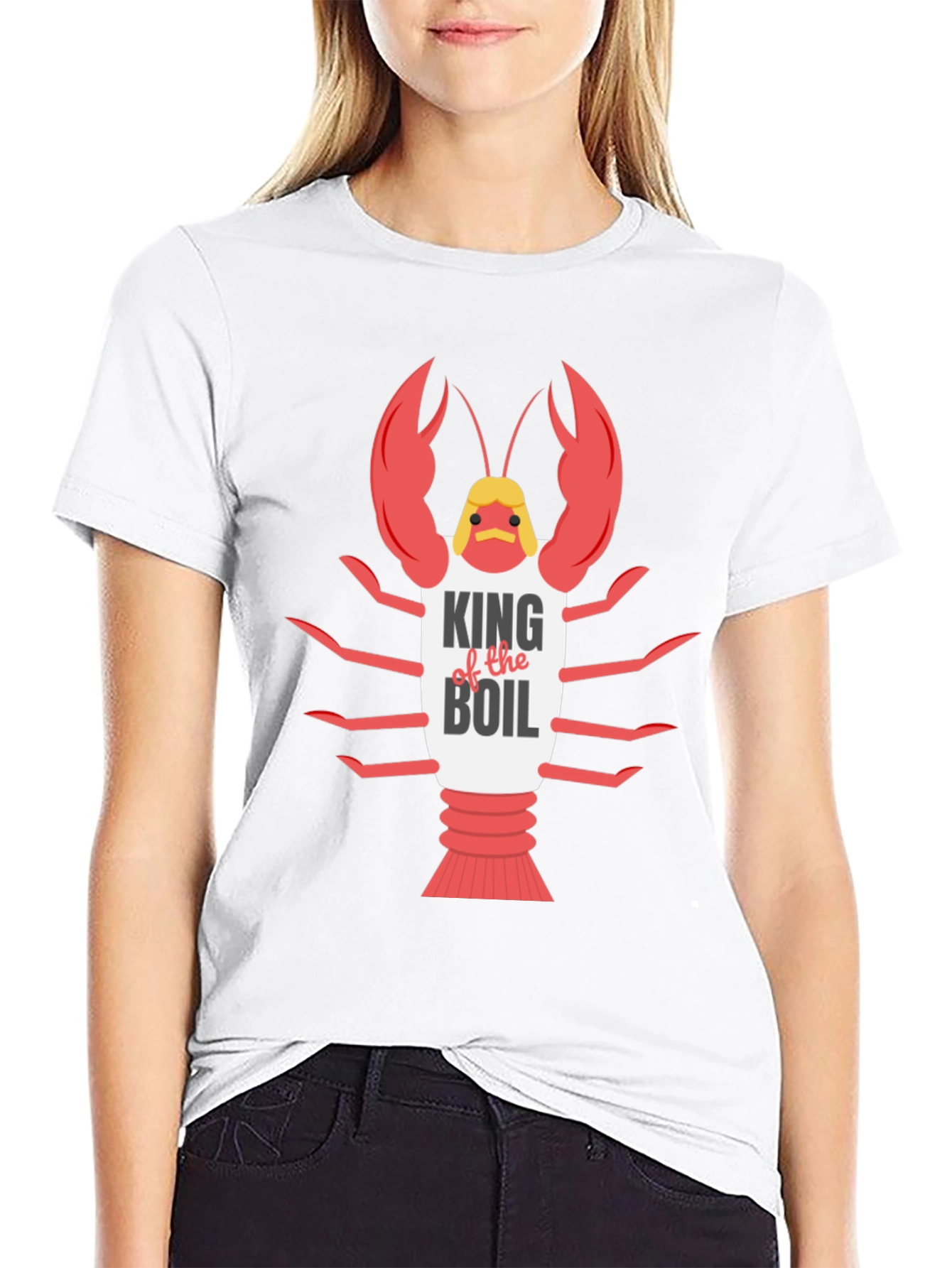 Black King of the Boil T-Shirt Crawfish Tee view 9
