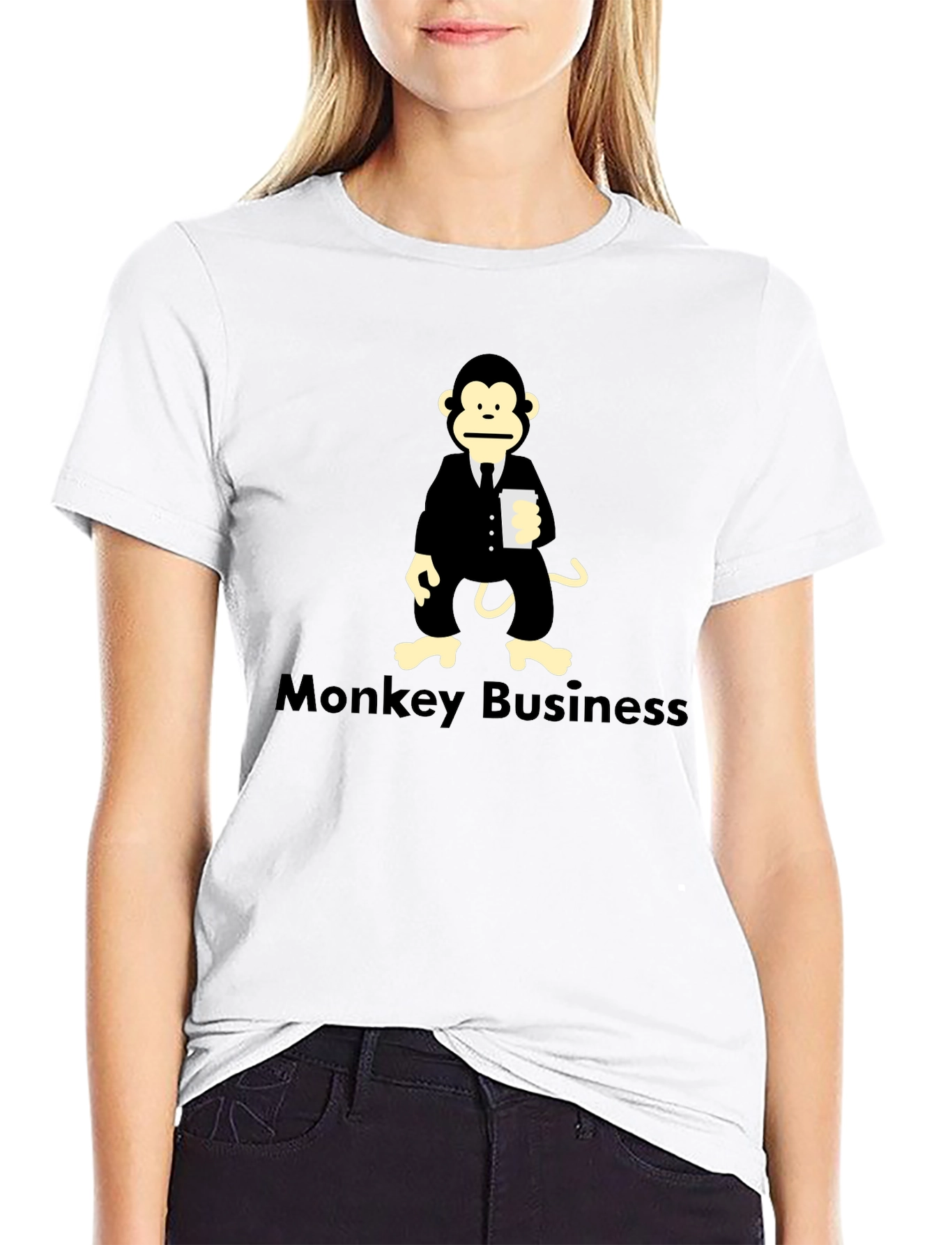 Black Monkey Business T-Shirt - Black view 9