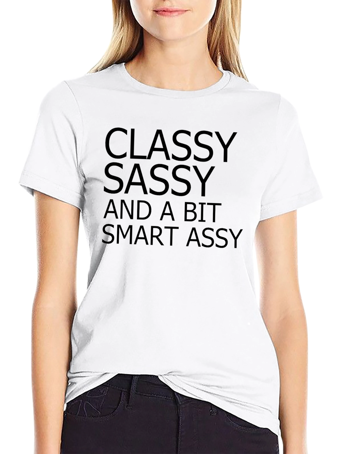 Black Classy Sassy Smart Assy T-Shirt - Unisex view 9