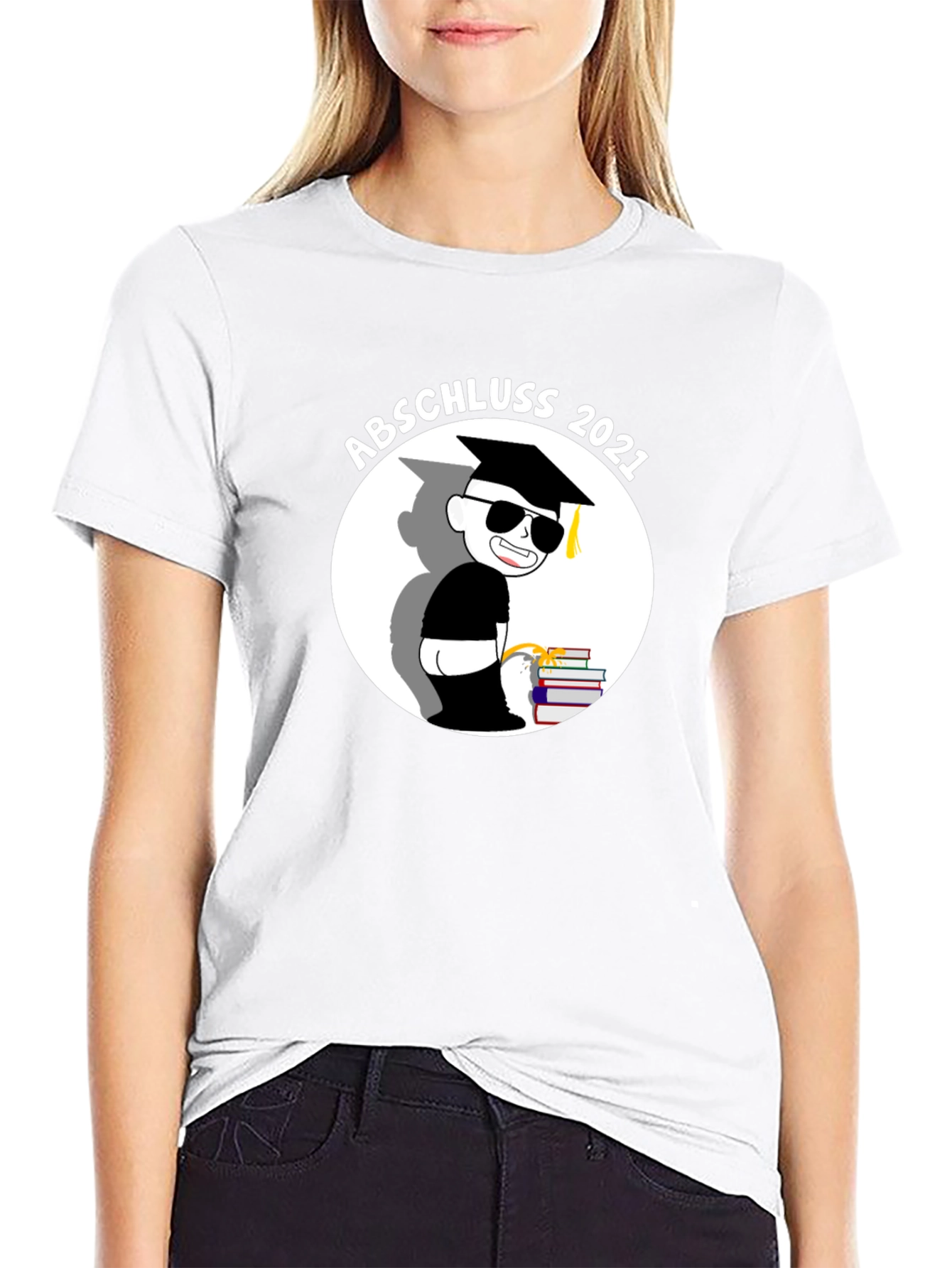 Black Abschluss 2021 Graduation Humor T-Shirt view 9
