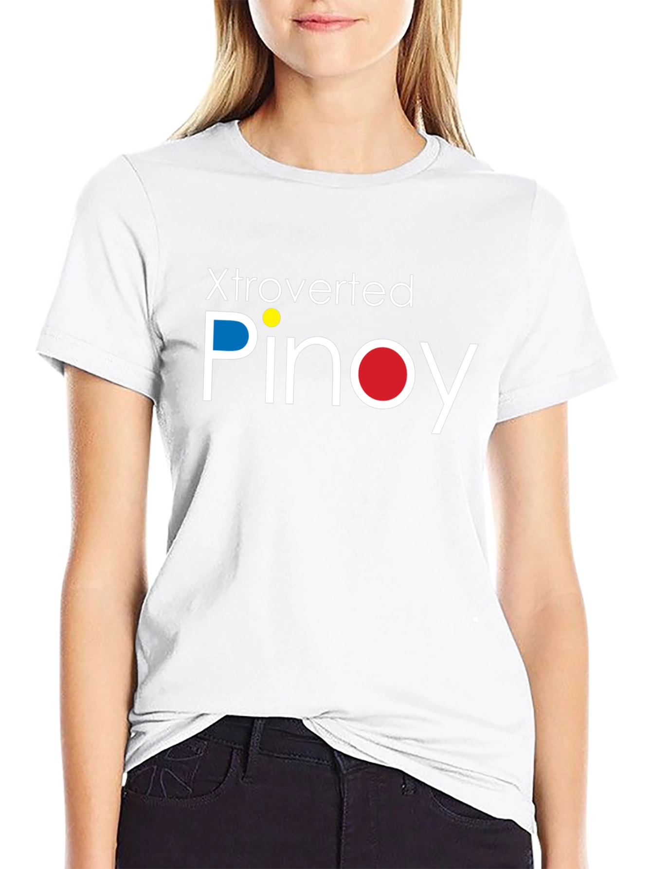 Black Xtroverted Pinoy Graphic Tee - Cool Filipino Pride Shirt view 9