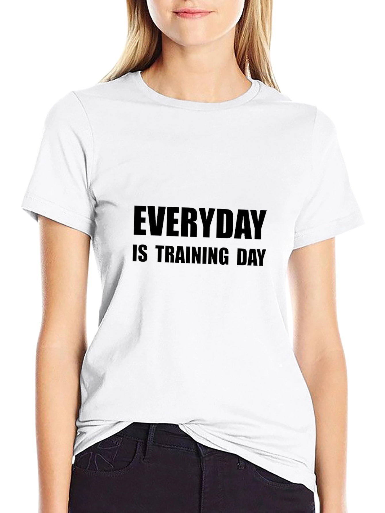 Black Everyday is Training Day Black T-Shirt view 9