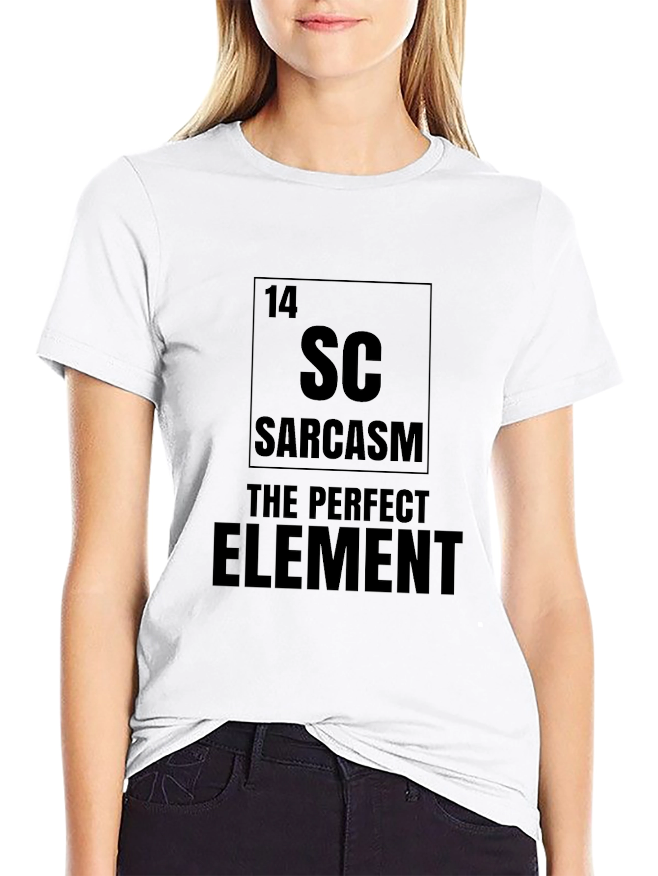 Sarcasm Element T-Shirt - Black Graphic Tee - 9