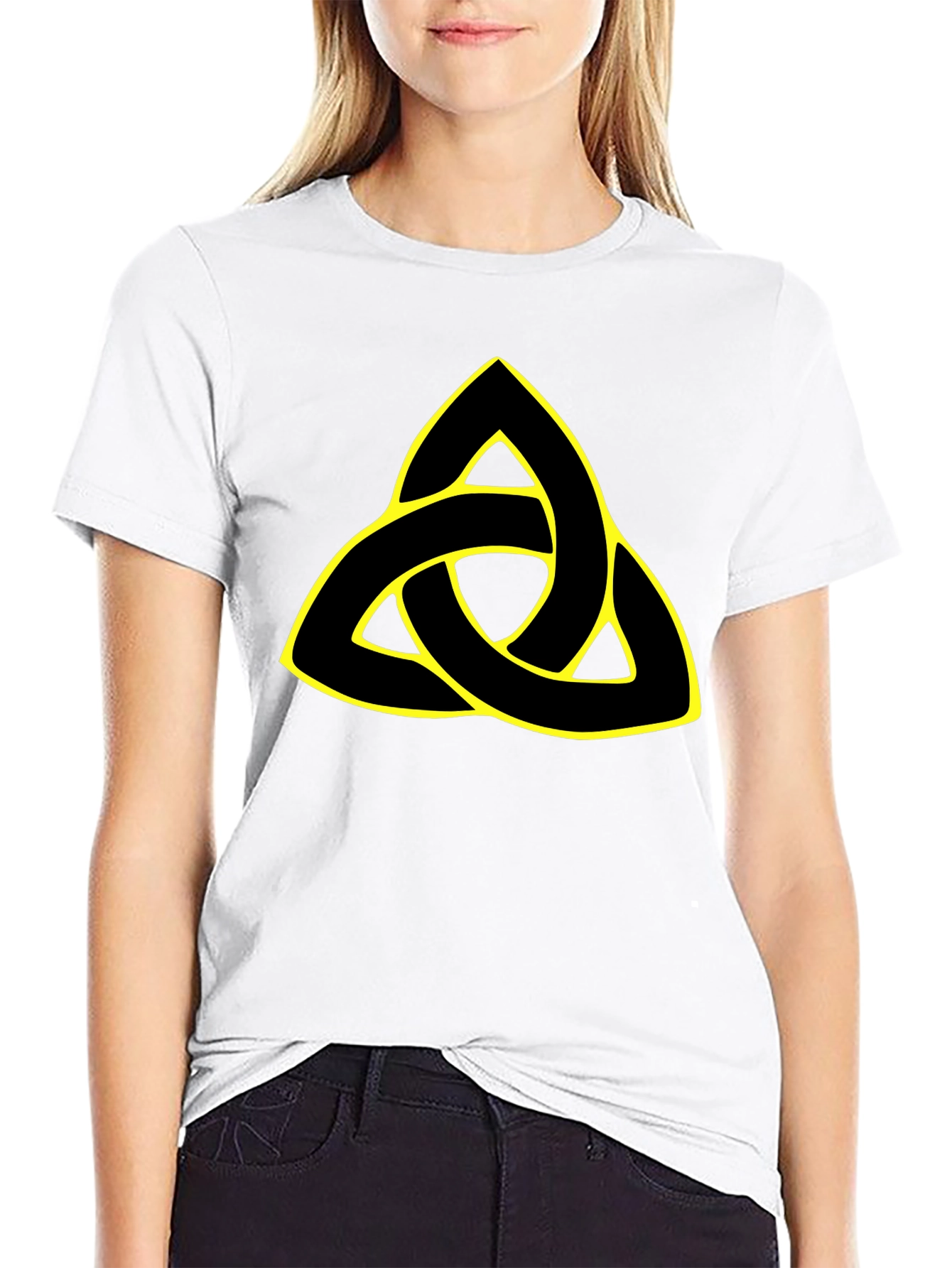 Black Celtic Knot Black T-Shirt view 9