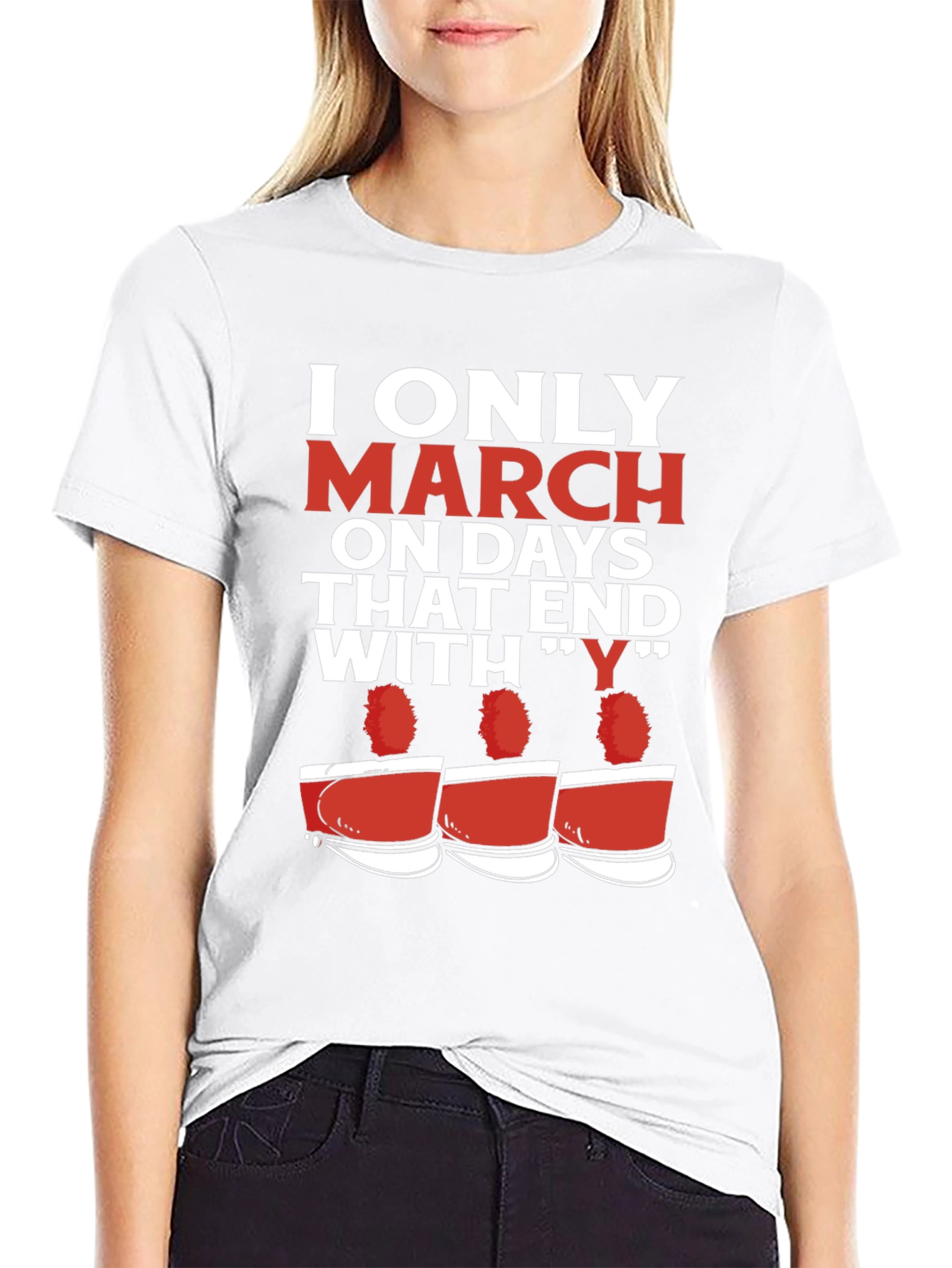 Black Marching Band T-Shirt - Days That End with Y view 9