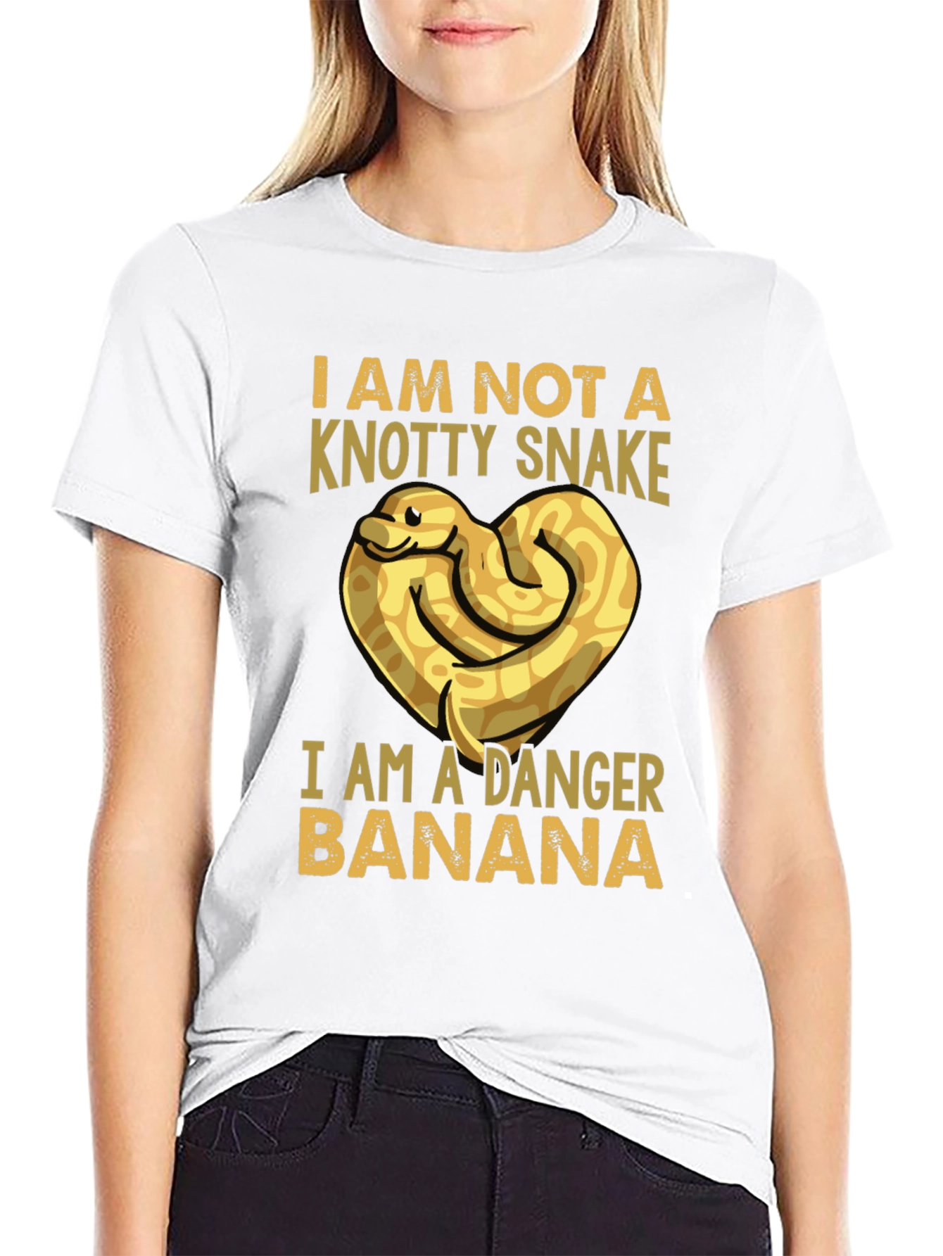 Black Danger Banana Snake T-Shirt - Funny Pet Lover Tee view 9