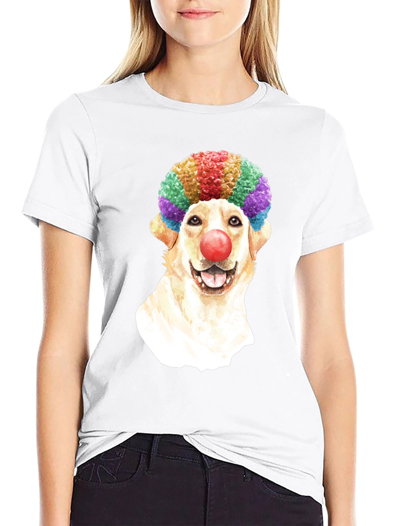 Black Clown Dog T-Shirt view 9
