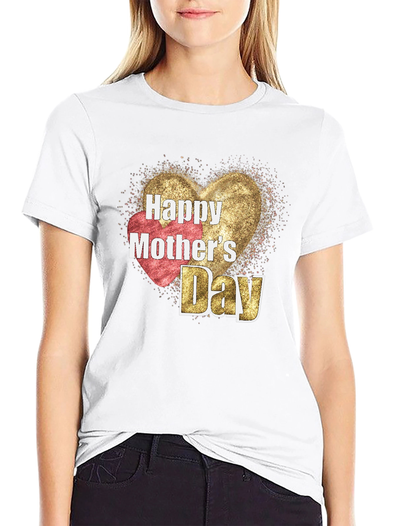 Black Happy Mother's Day Graphic Tee view 9