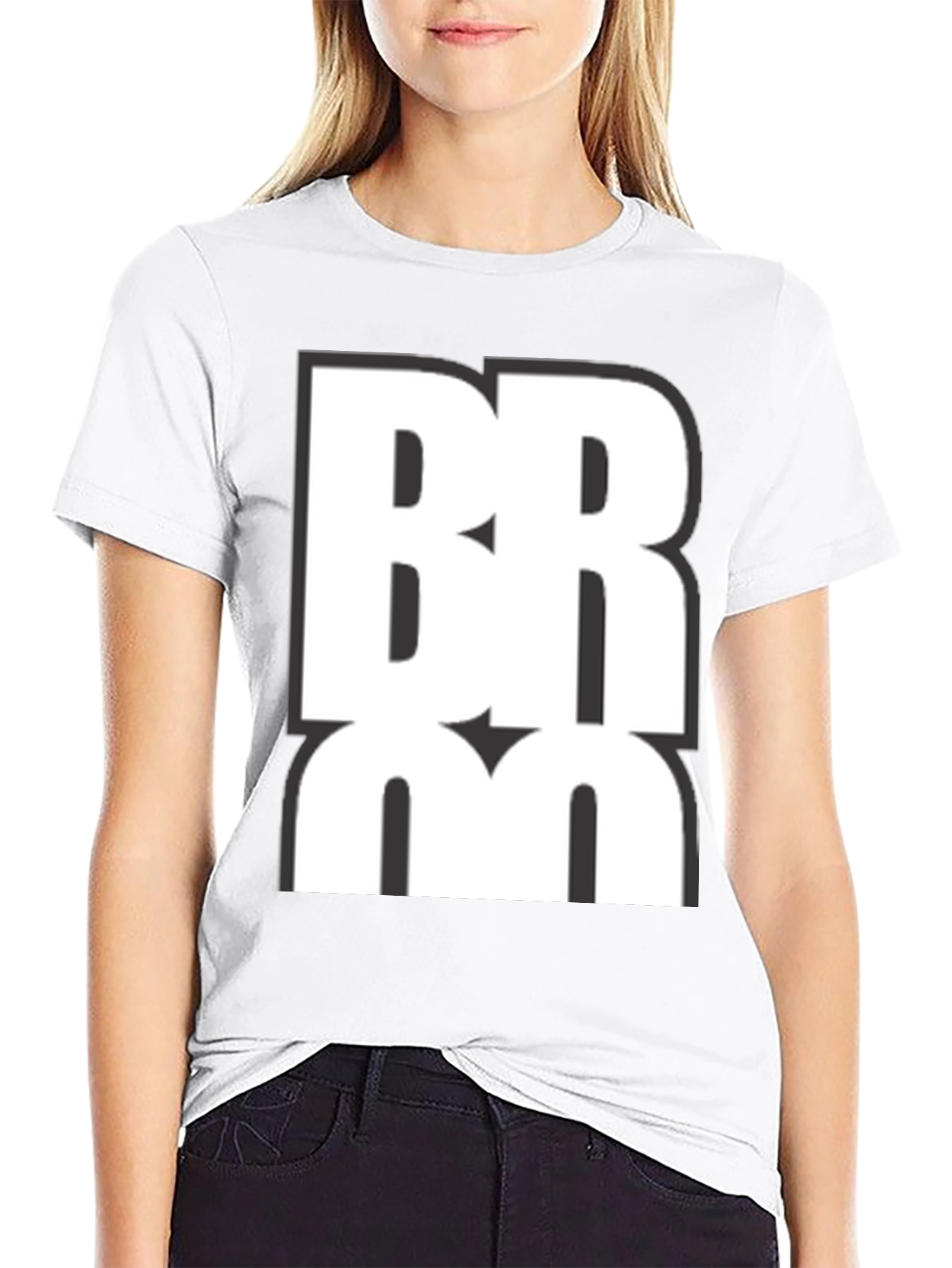 Black Bold BMRM Graphic Tee - Modern Style view 9