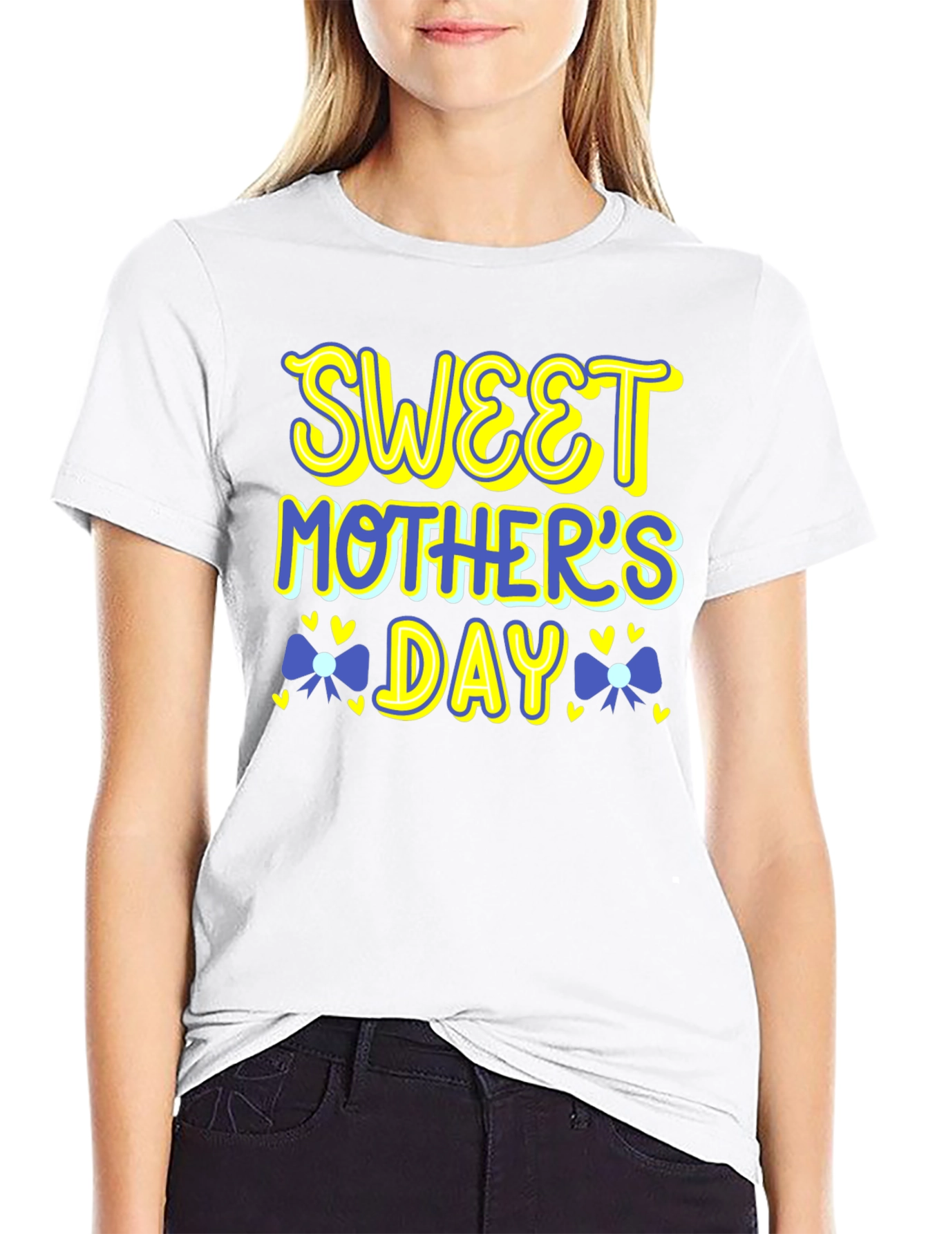 Black Sweet Mother's Day Graphic Tee view 9