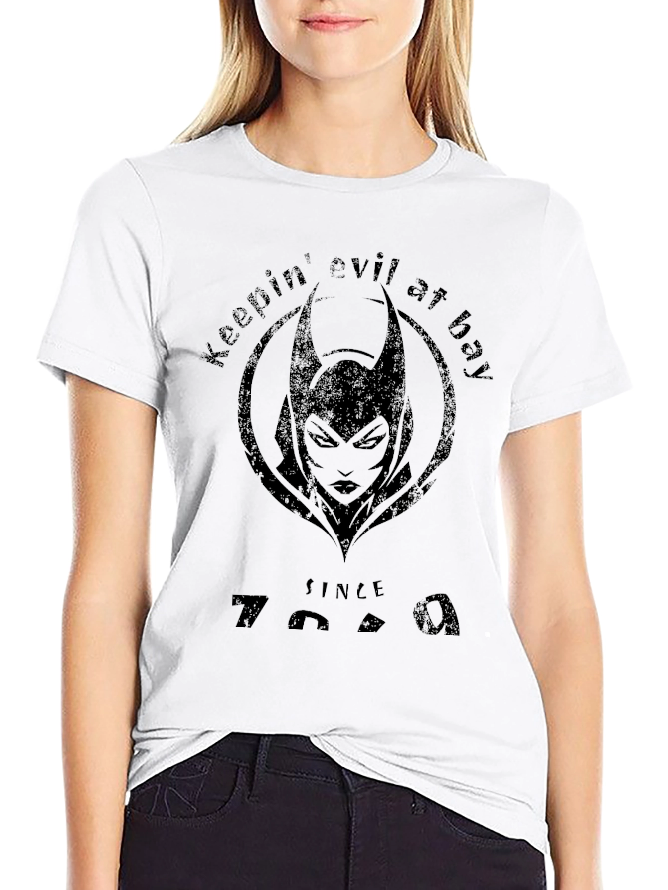 Black Keepin' Evil At Bay Since 7079 T-Shirt view 9