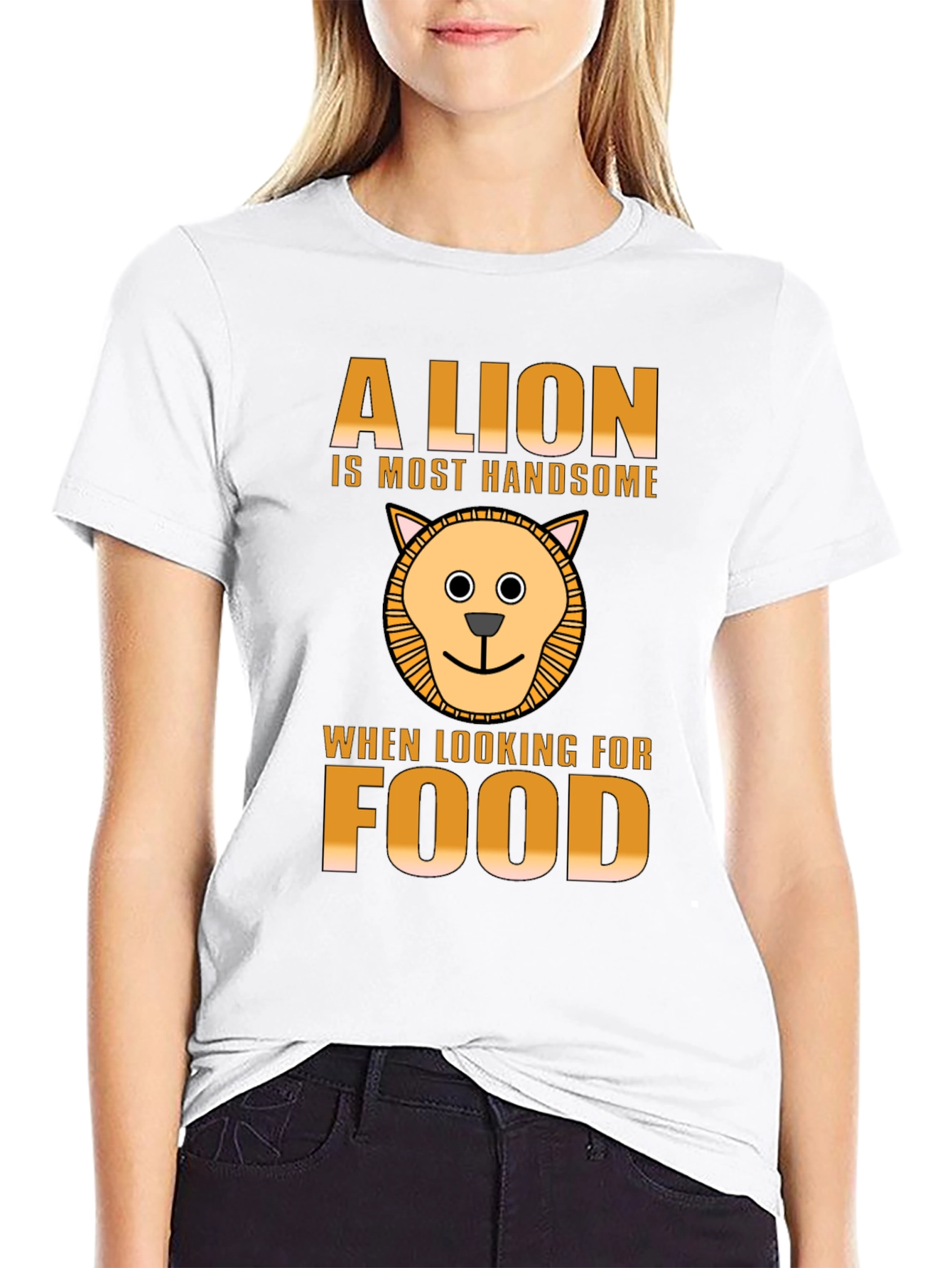 Black Lion Handsome Food T-Shirt view 9