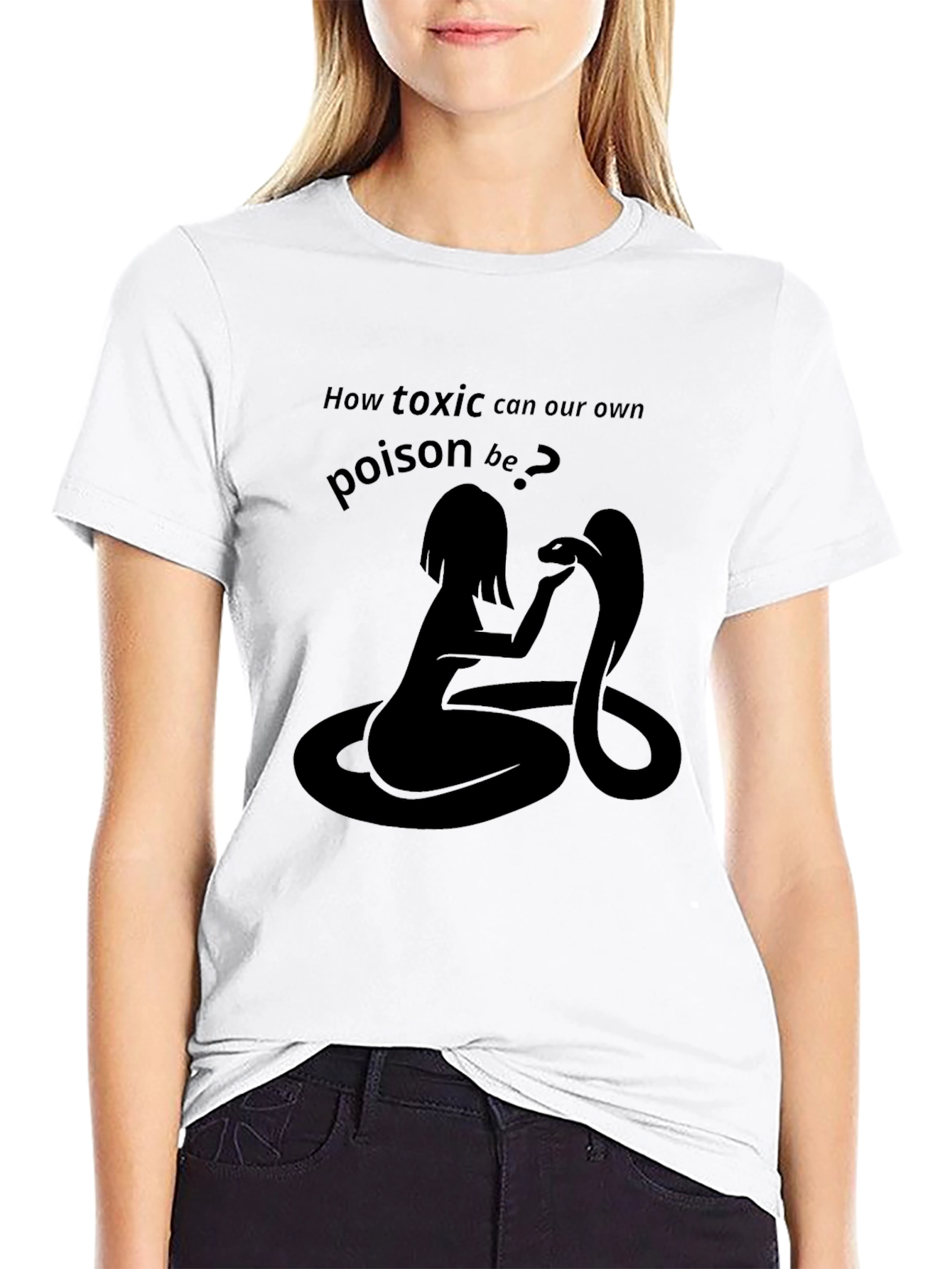 Black Toxic Poison Graphic Tee - Black T-Shirt view 9