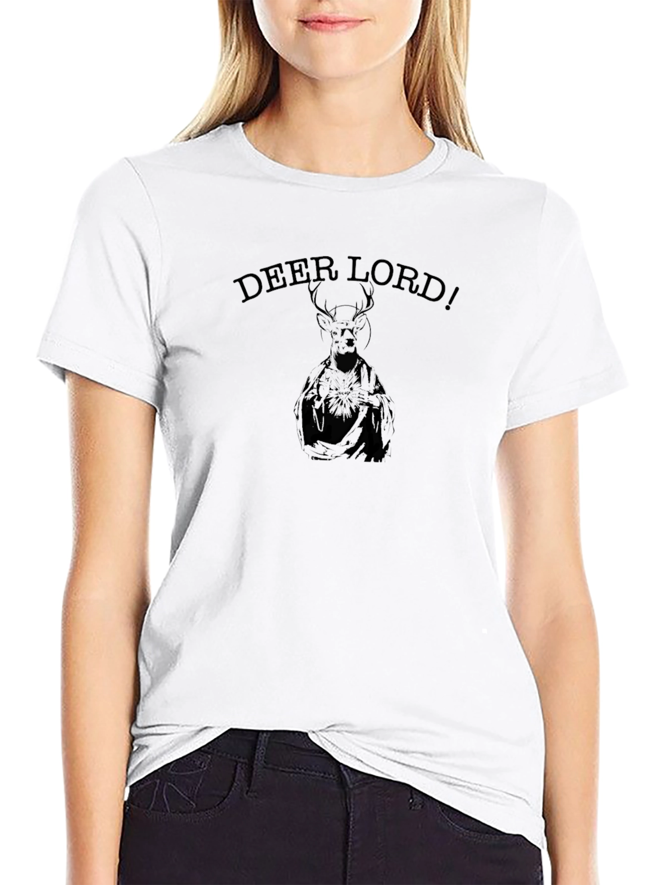 Black Deer Lord Black Graphic Tee view 9