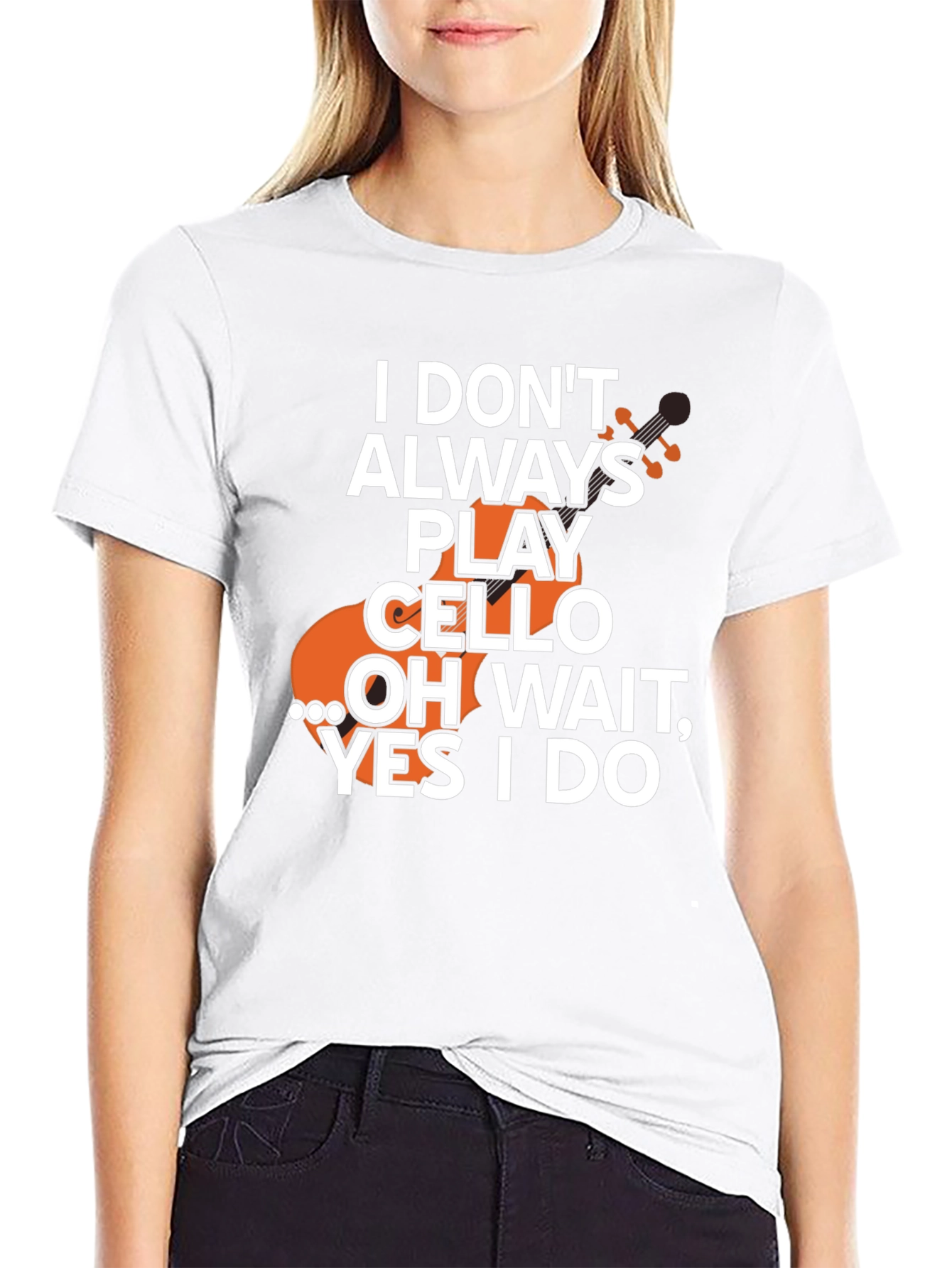 Black Cello Player T-Shirt - Funny Musician Tee view 9