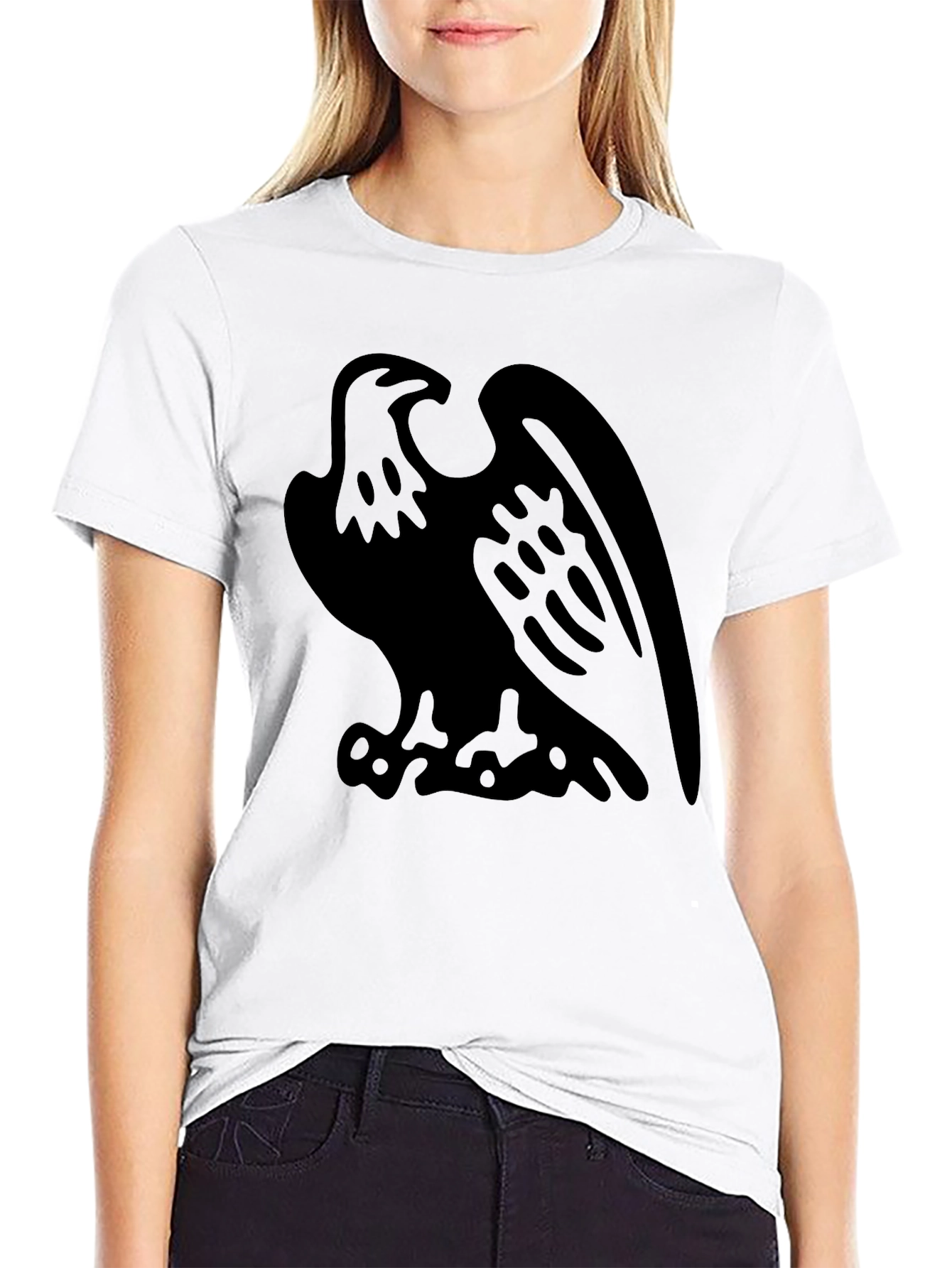 Black Black Eagle Graphic Tee view 9