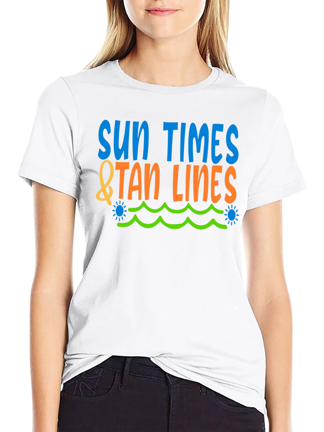 Black Sun Times & Tan Lines Graphic Tee view 9