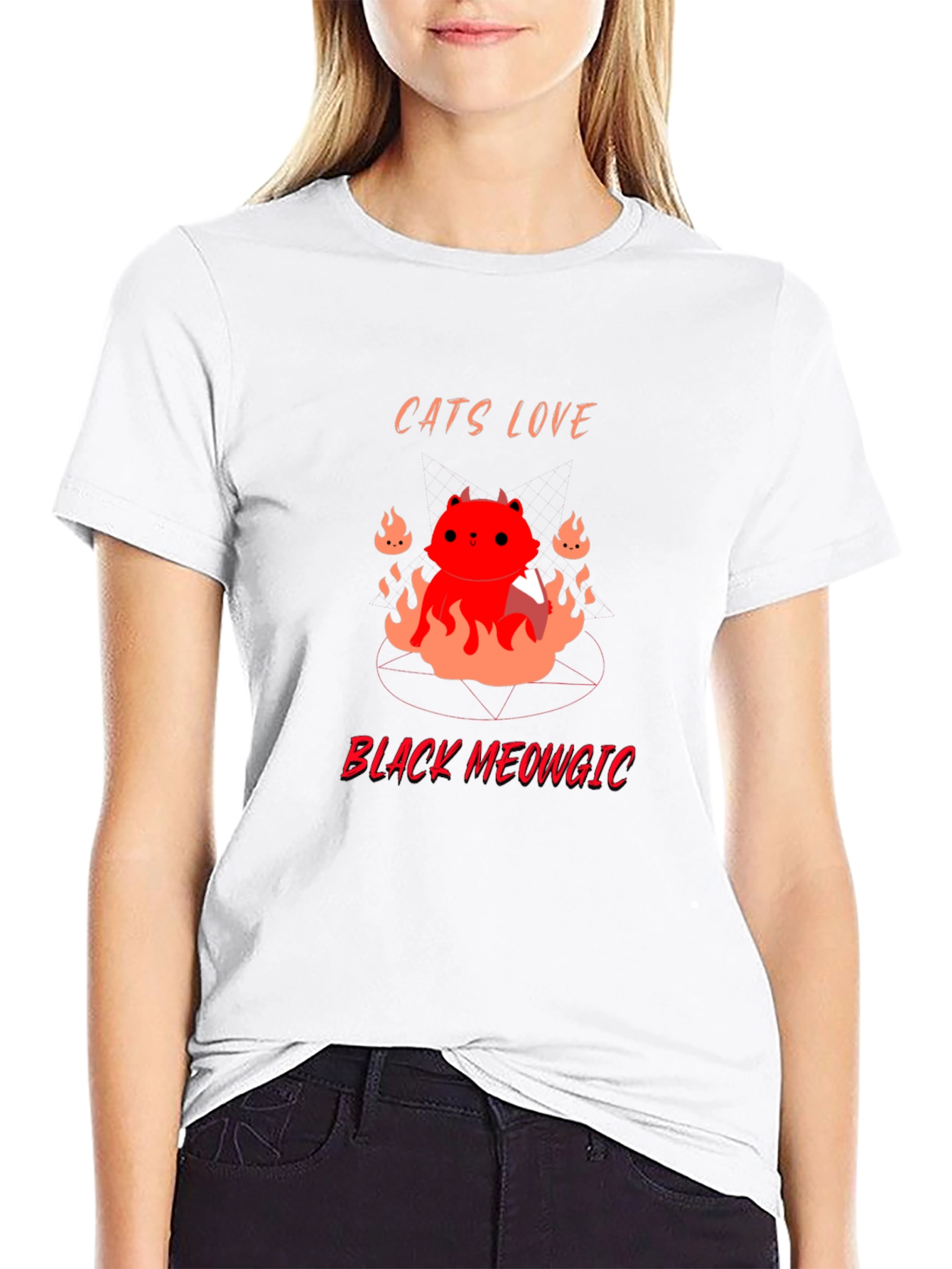 Cats Love Black Meowgic T-Shirt - 9