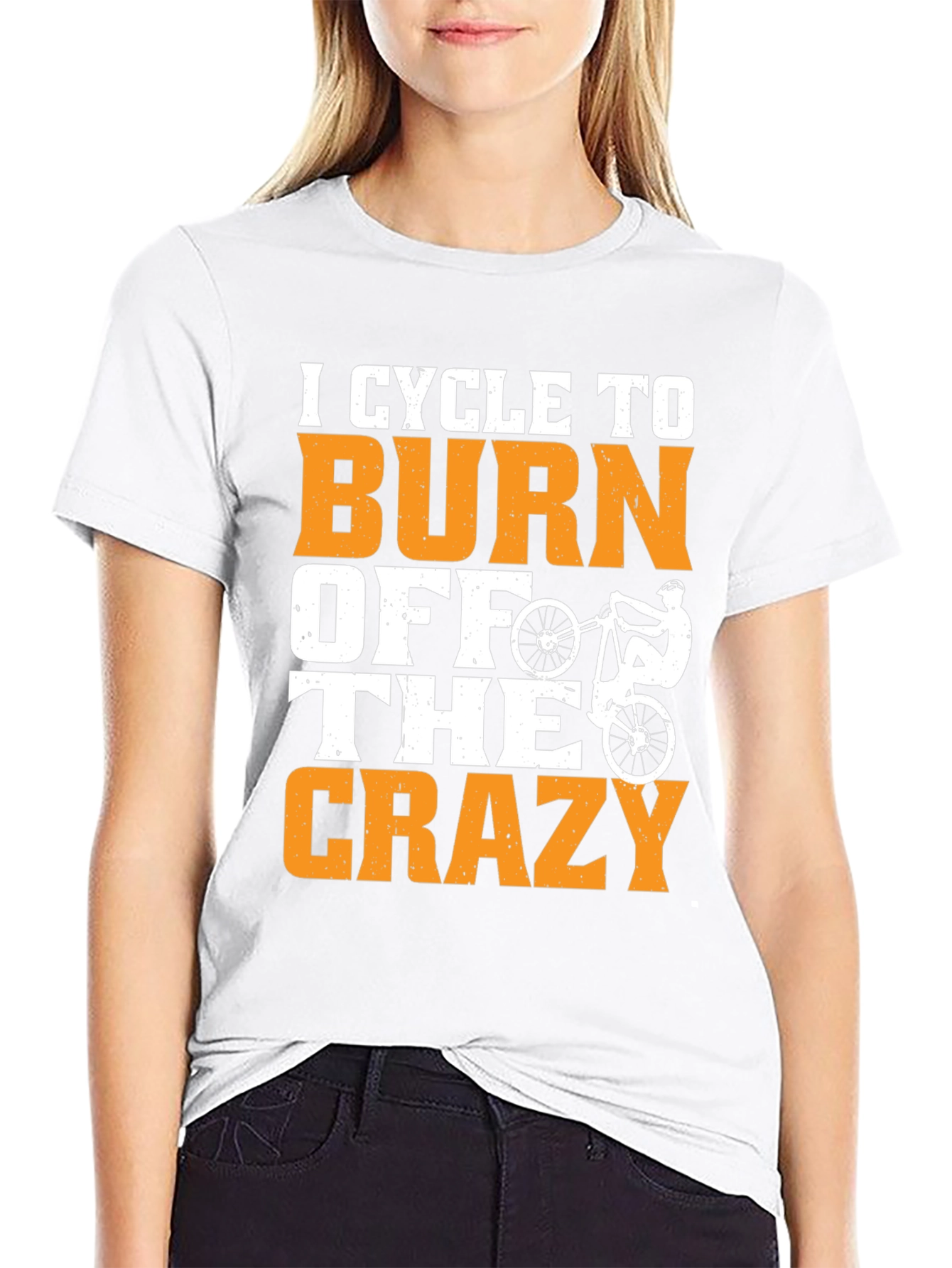 Black Cycle To Burn Off The Crazy T-Shirt view 9
