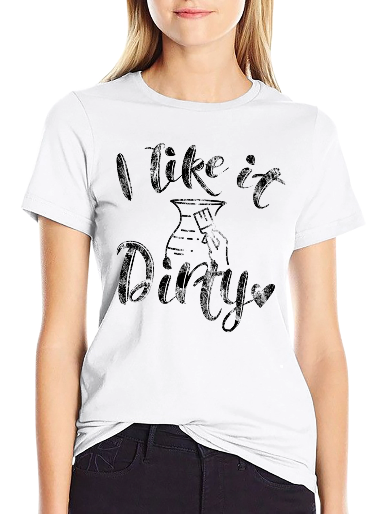 Black I Like it Dirty - Pottery T-Shirt view 9