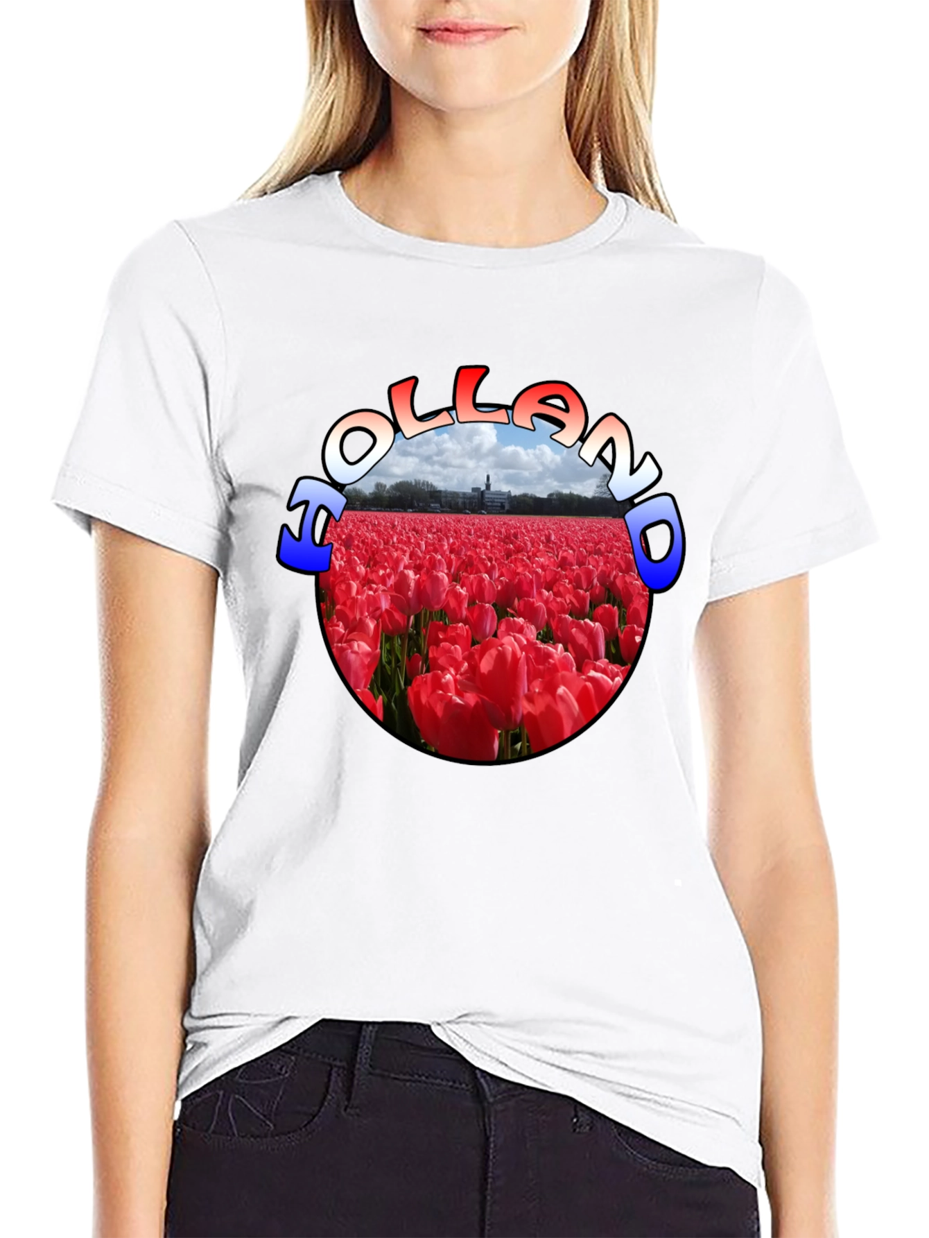Holland Tulip Field Graphic T-Shirt - 9