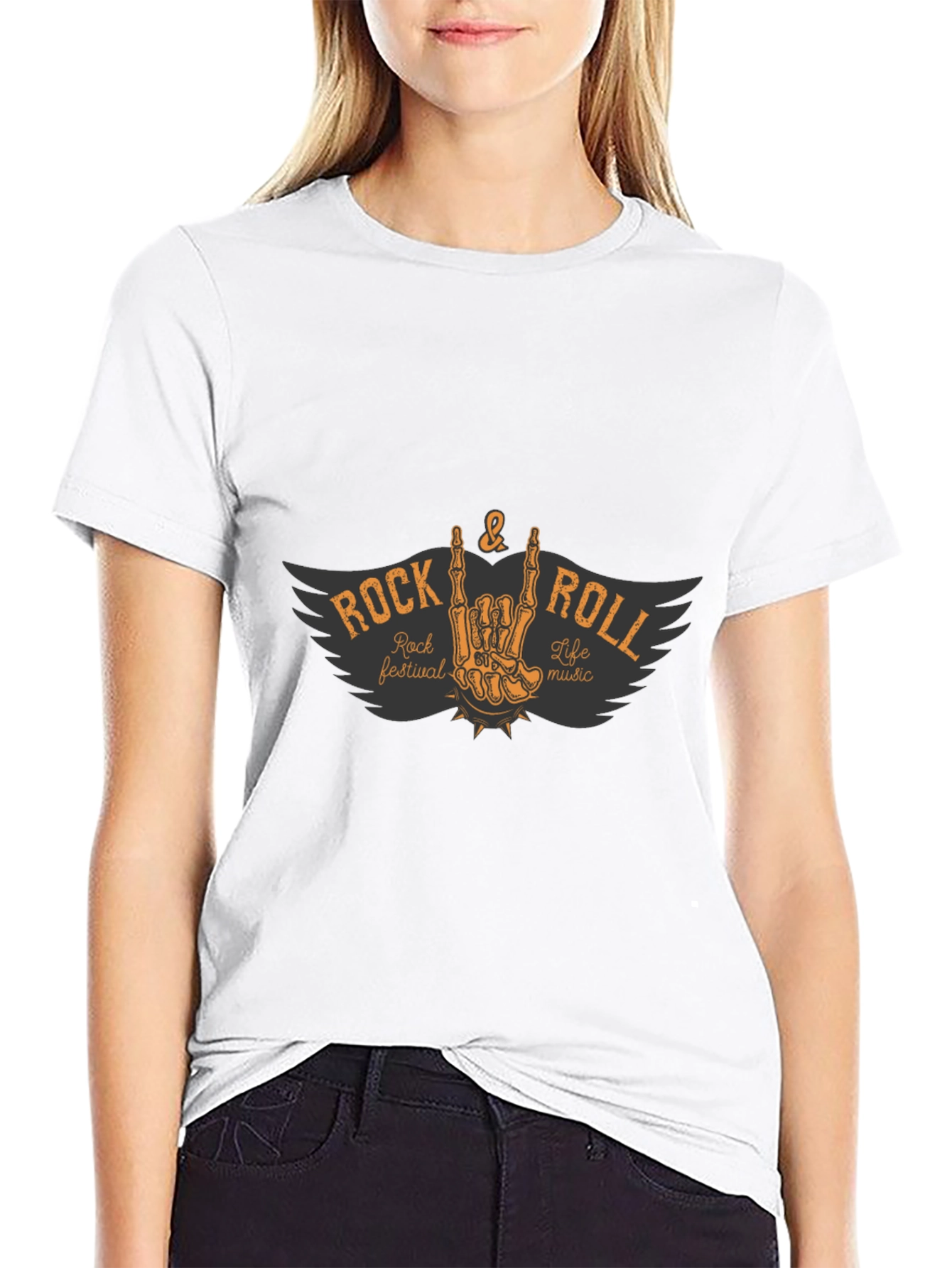 Black Rock & Roll Music Festival Graphic T-Shirt view 9