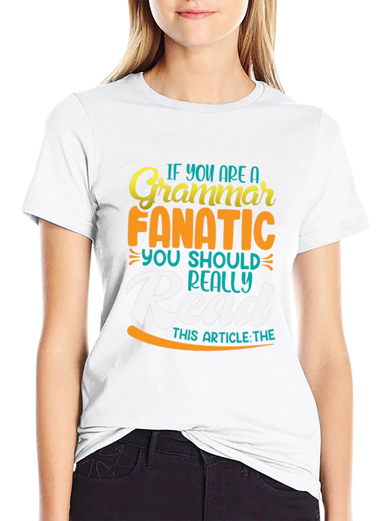 Grammar Fanatic T-Shirt - Read This Article - 9