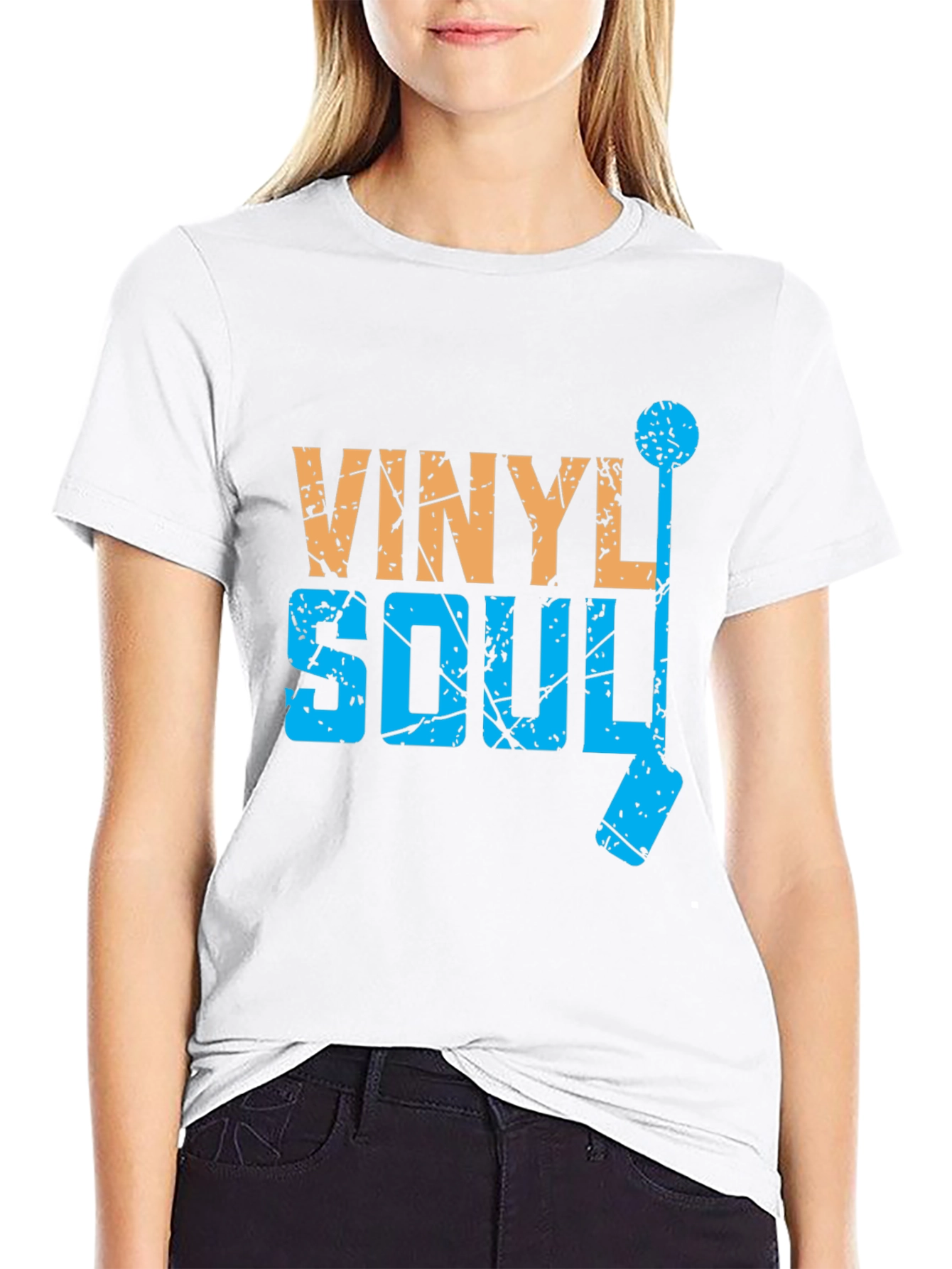 Black Vinyl Soul Graphic T-Shirt view 9