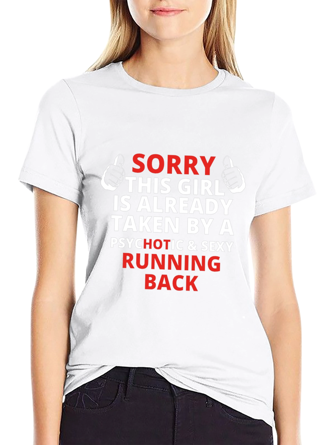 Black Funny Running Back Graphic Tee view 9