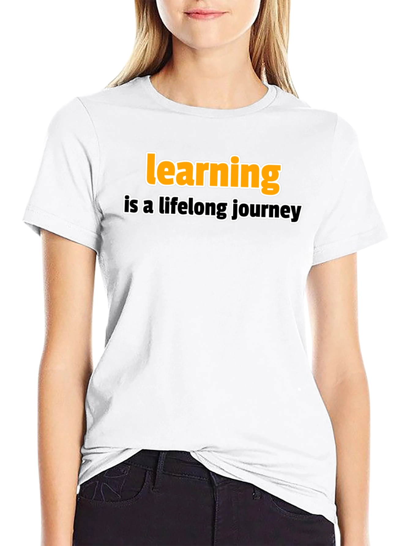 Black Learning is a Lifelong Journey T-Shirt view 9