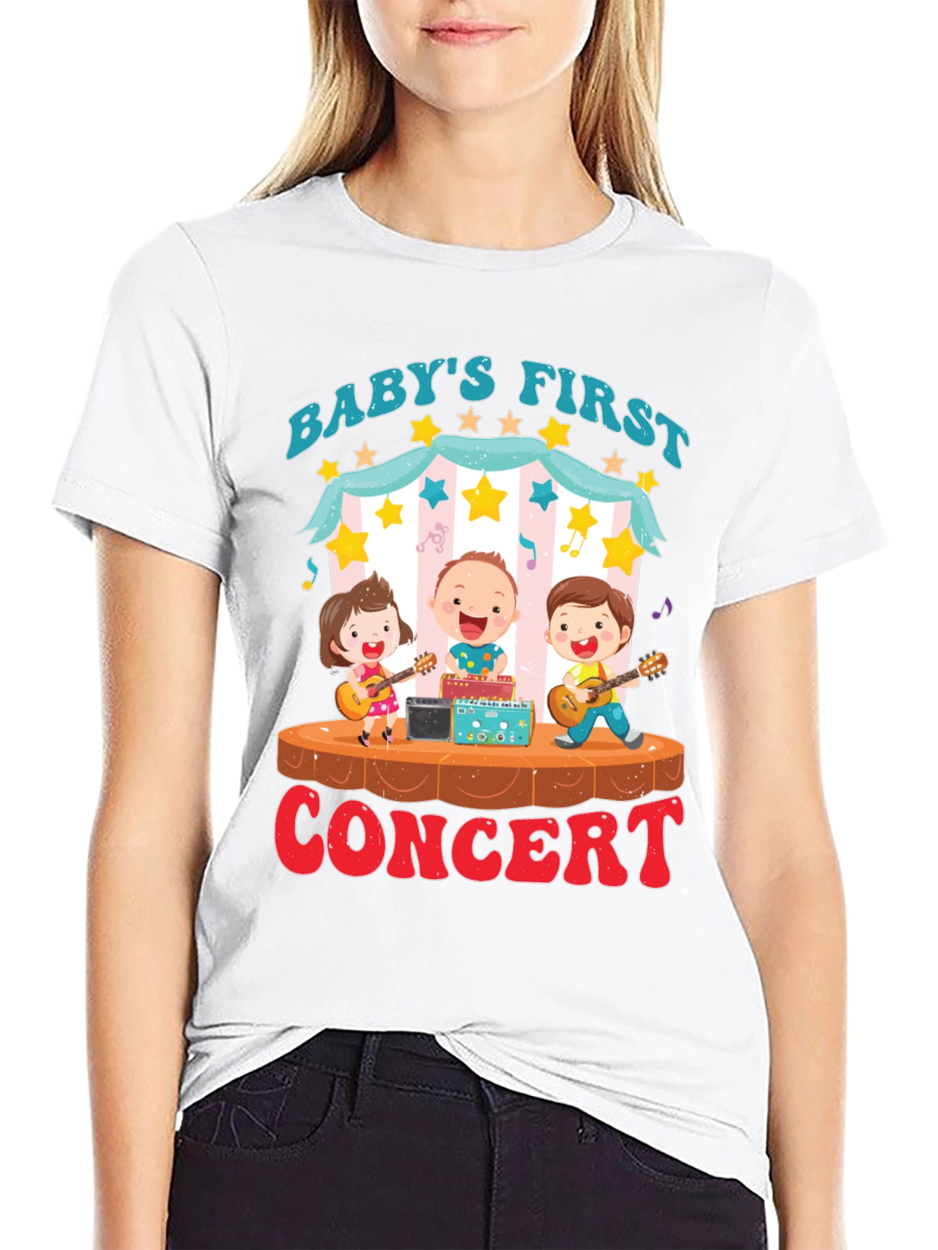 Black Baby's First Concert Graphic Tee view 9