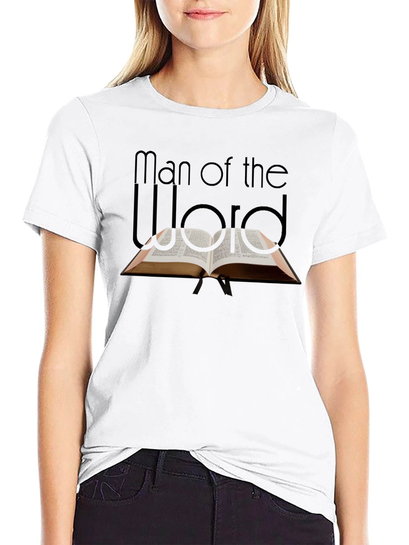 Black Man of the Word T-Shirt - Christian Apparel view 9