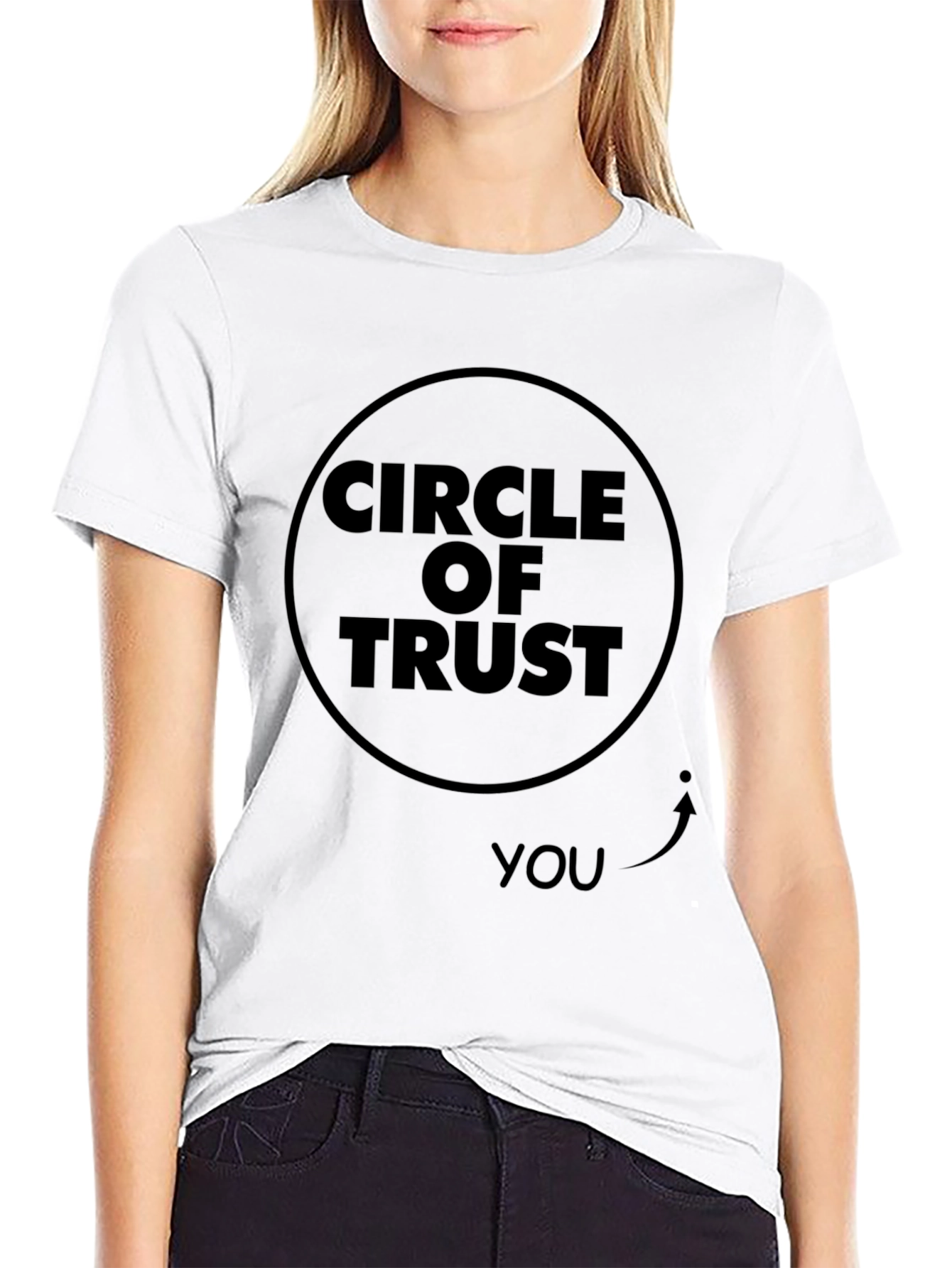 Black Circle of Trust Graphic Tee - The Outsider T-Shirt view 9