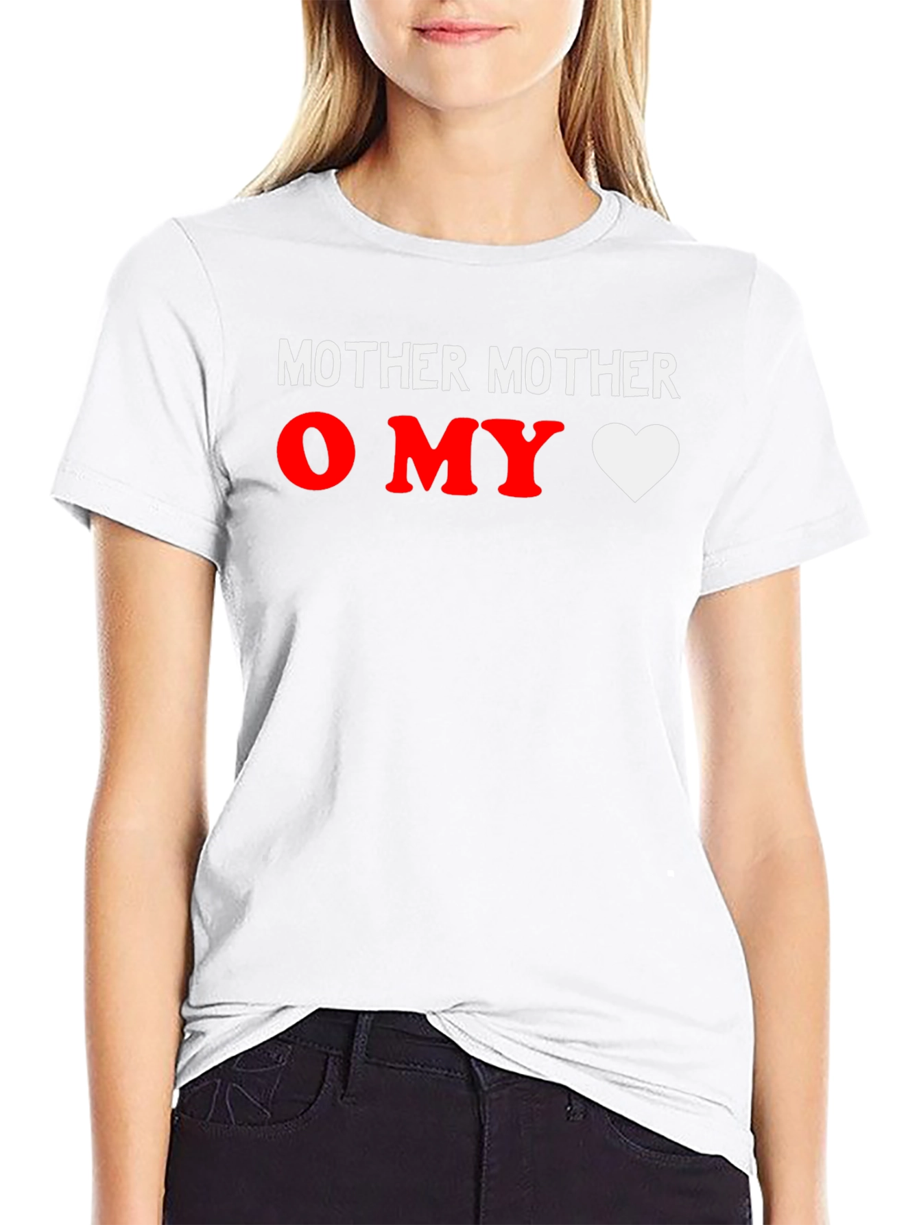 Black Mother Mother O MY Heart T-Shirt view 9