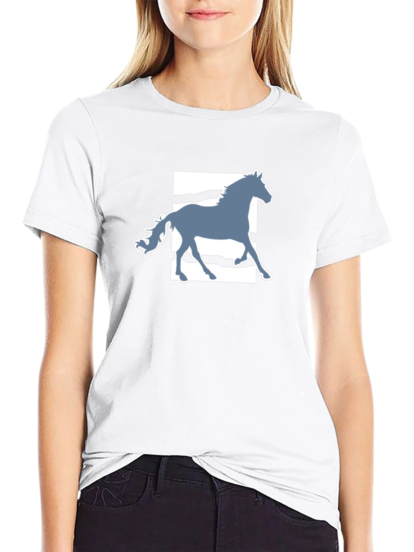 Horse Graphic T-Shirt - Stylish Black Tee for Equestrian Lovers - 9