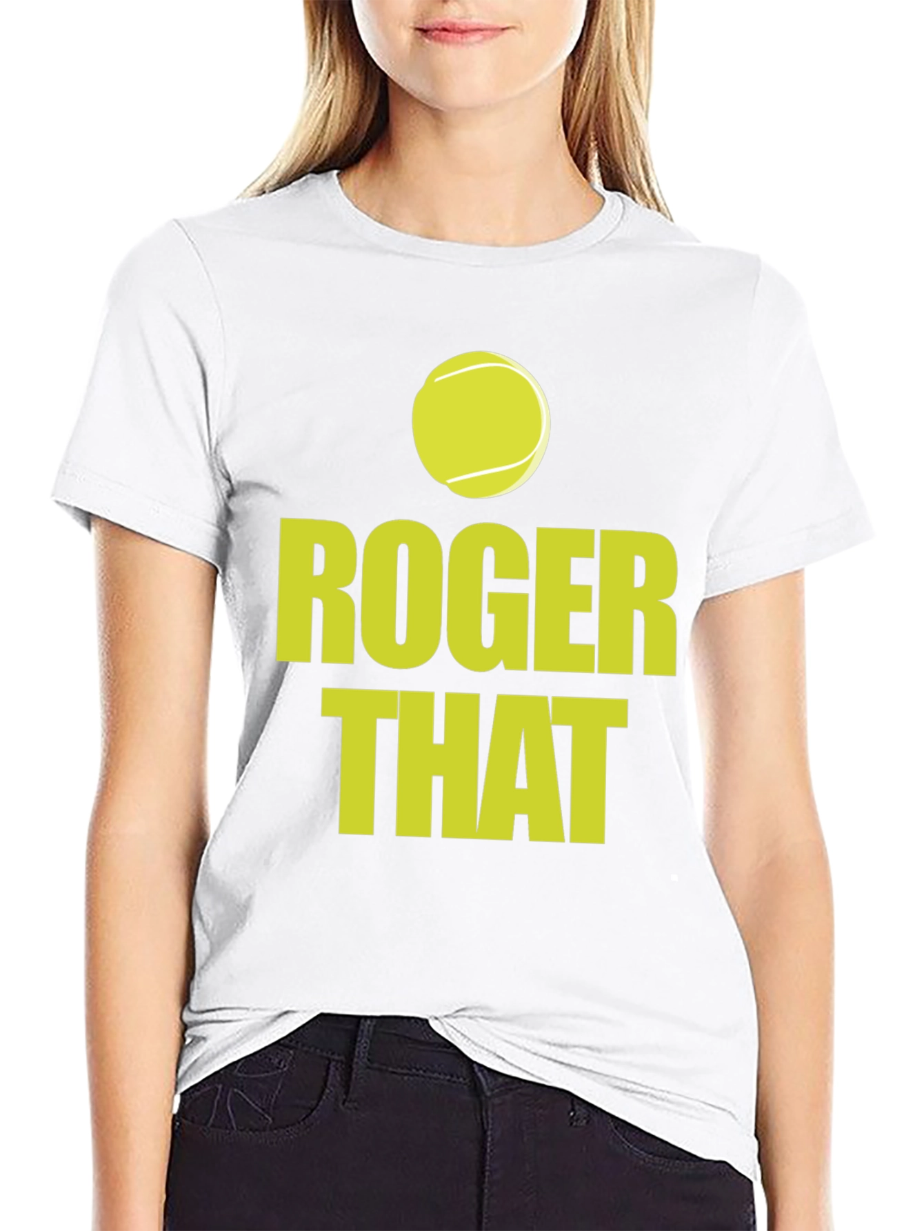 Black Roger That Tennis T-Shirt - Ace Your Style! view 9