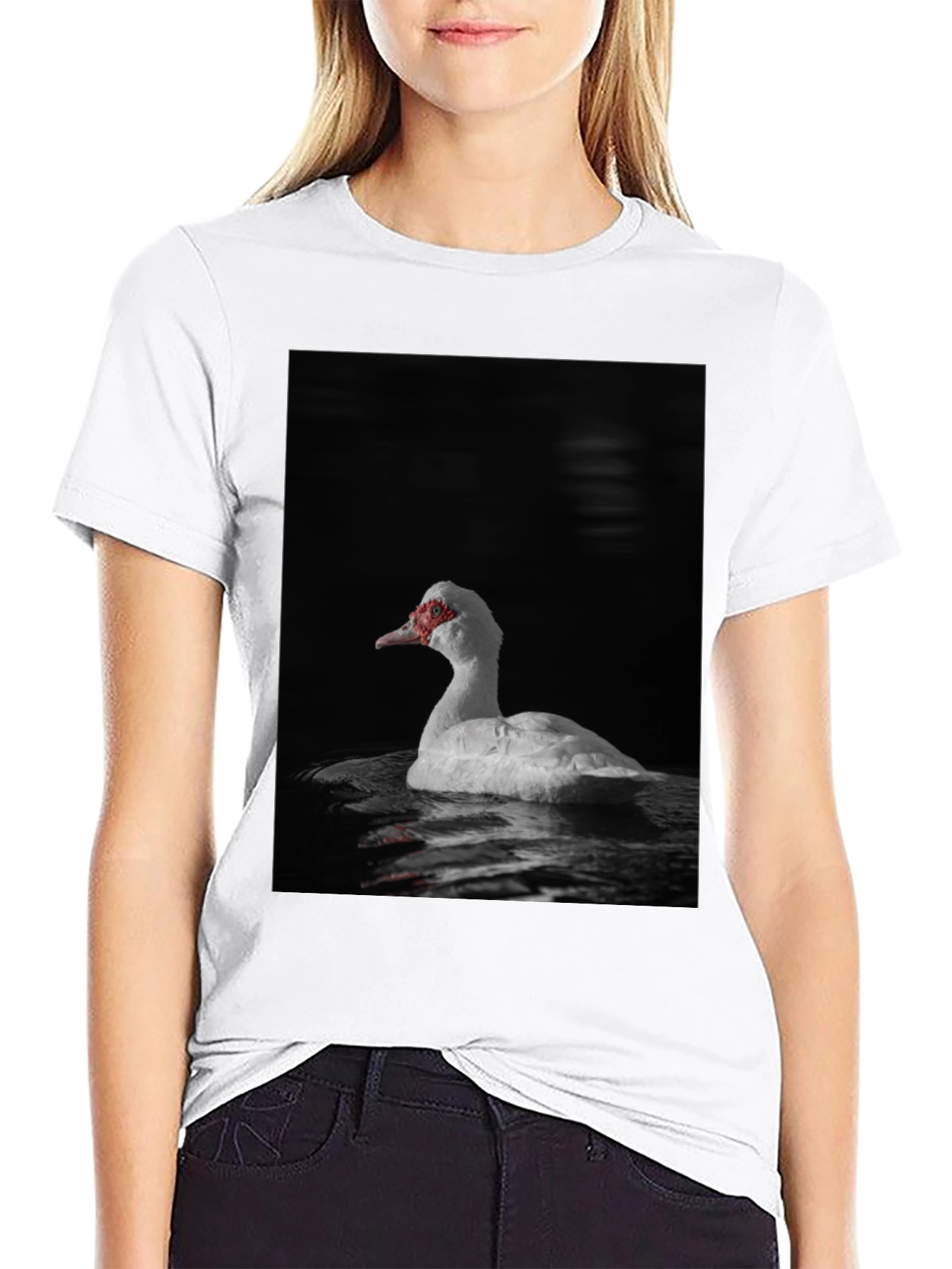 Black Duck Graphic Black T-Shirt view 9