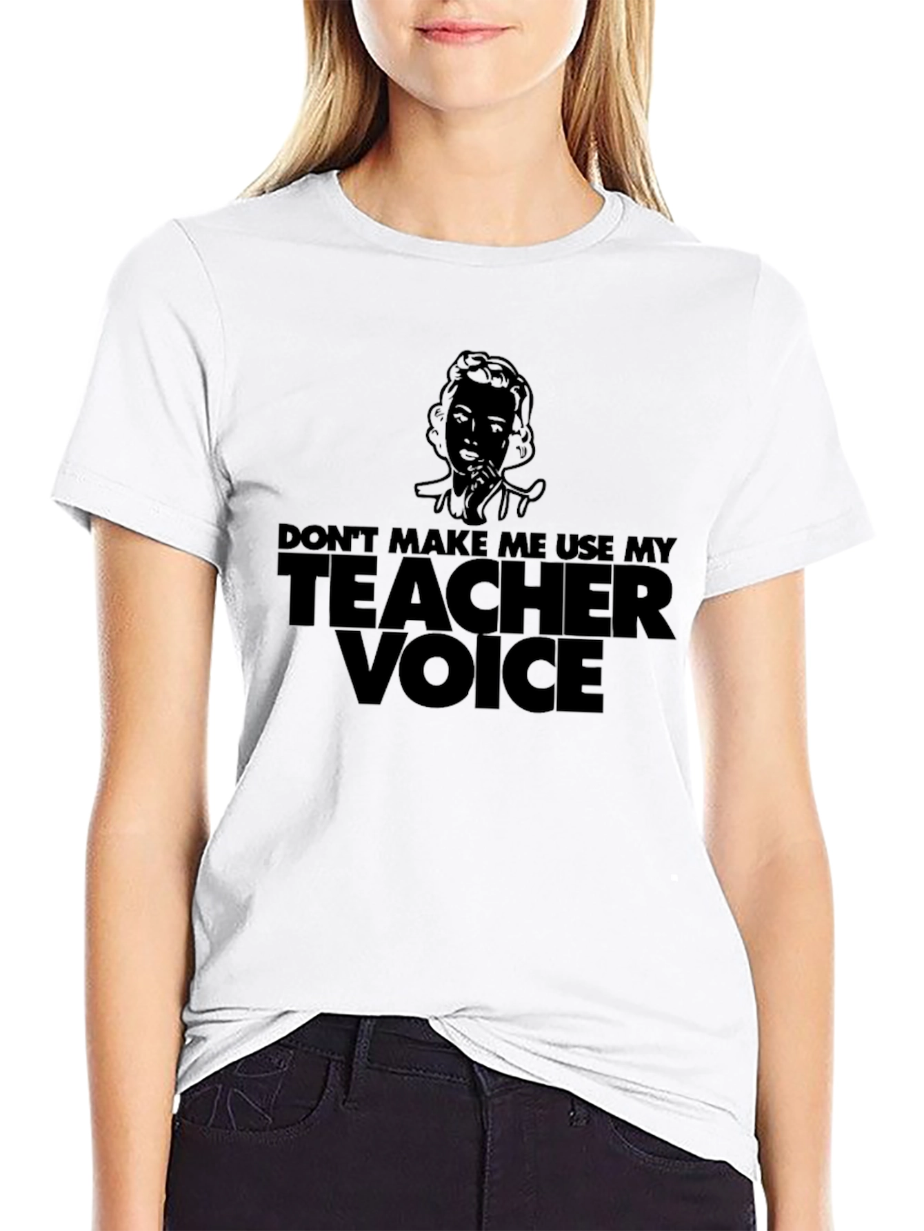 Black Teacher Voice Graphic T-Shirt - Unisex view 9