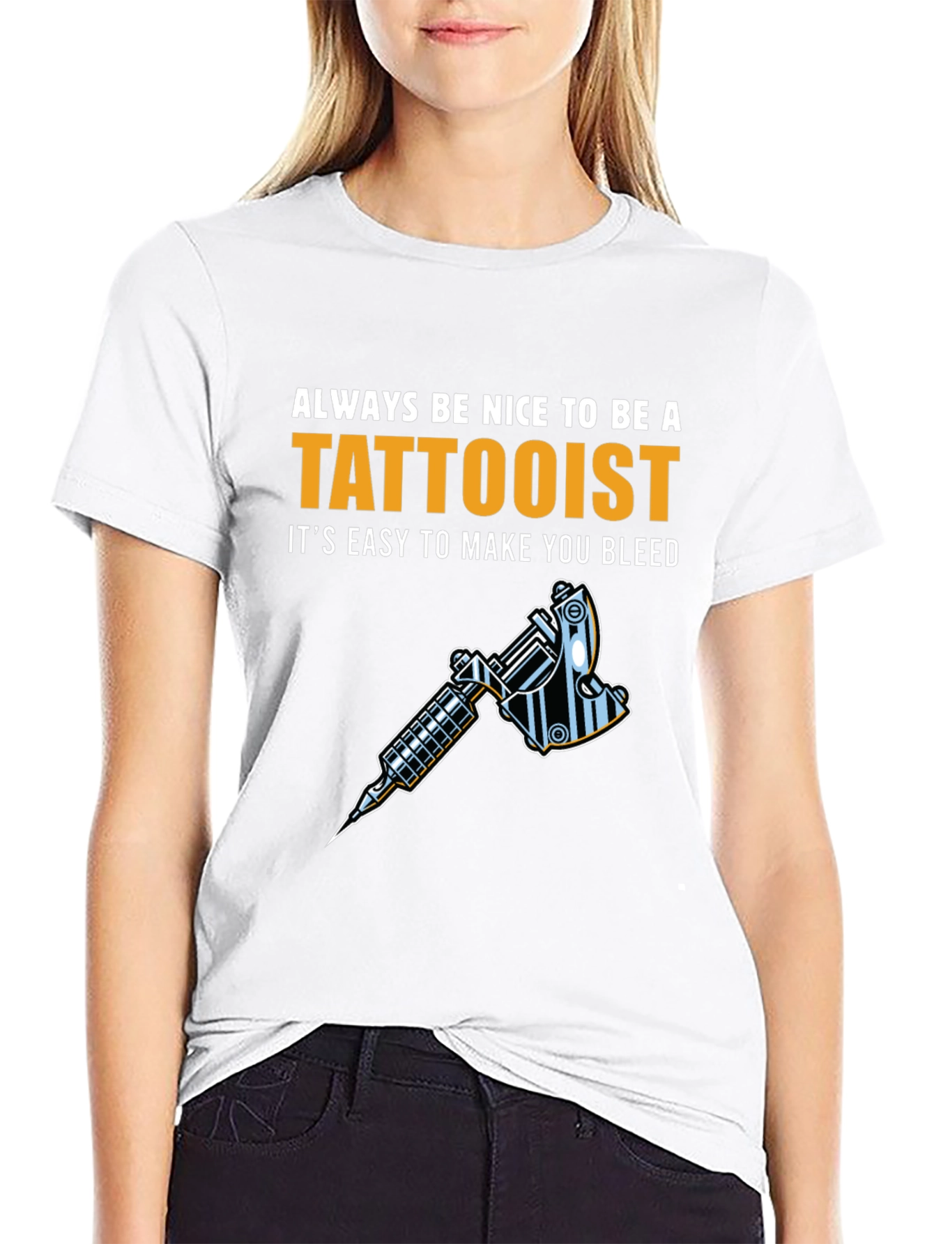 Tattoo Artist T-Shirt - Always Be Nice Tattooist Graphic Tee - 9