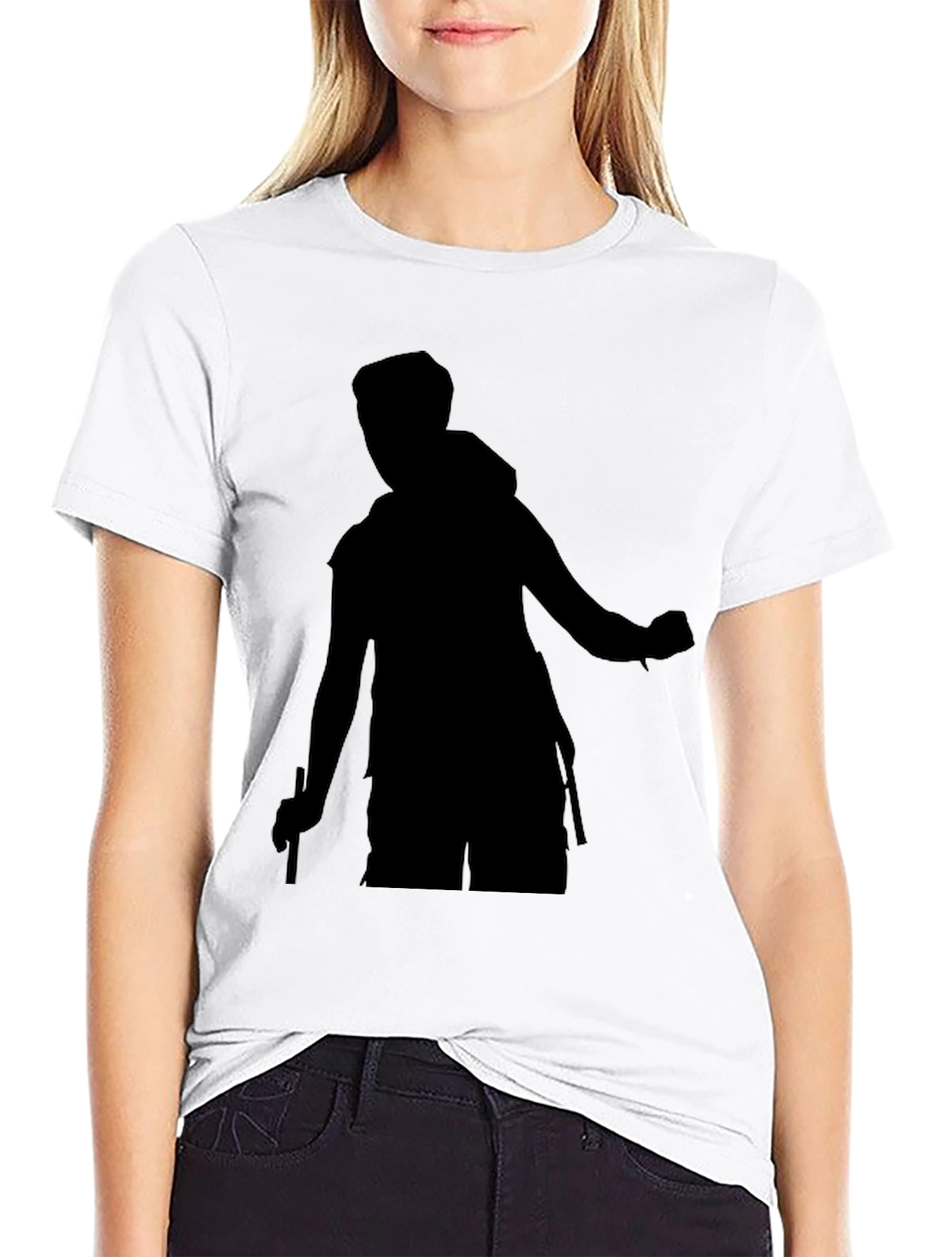 Black Black Silhouette Hiker T-Shirt view 9