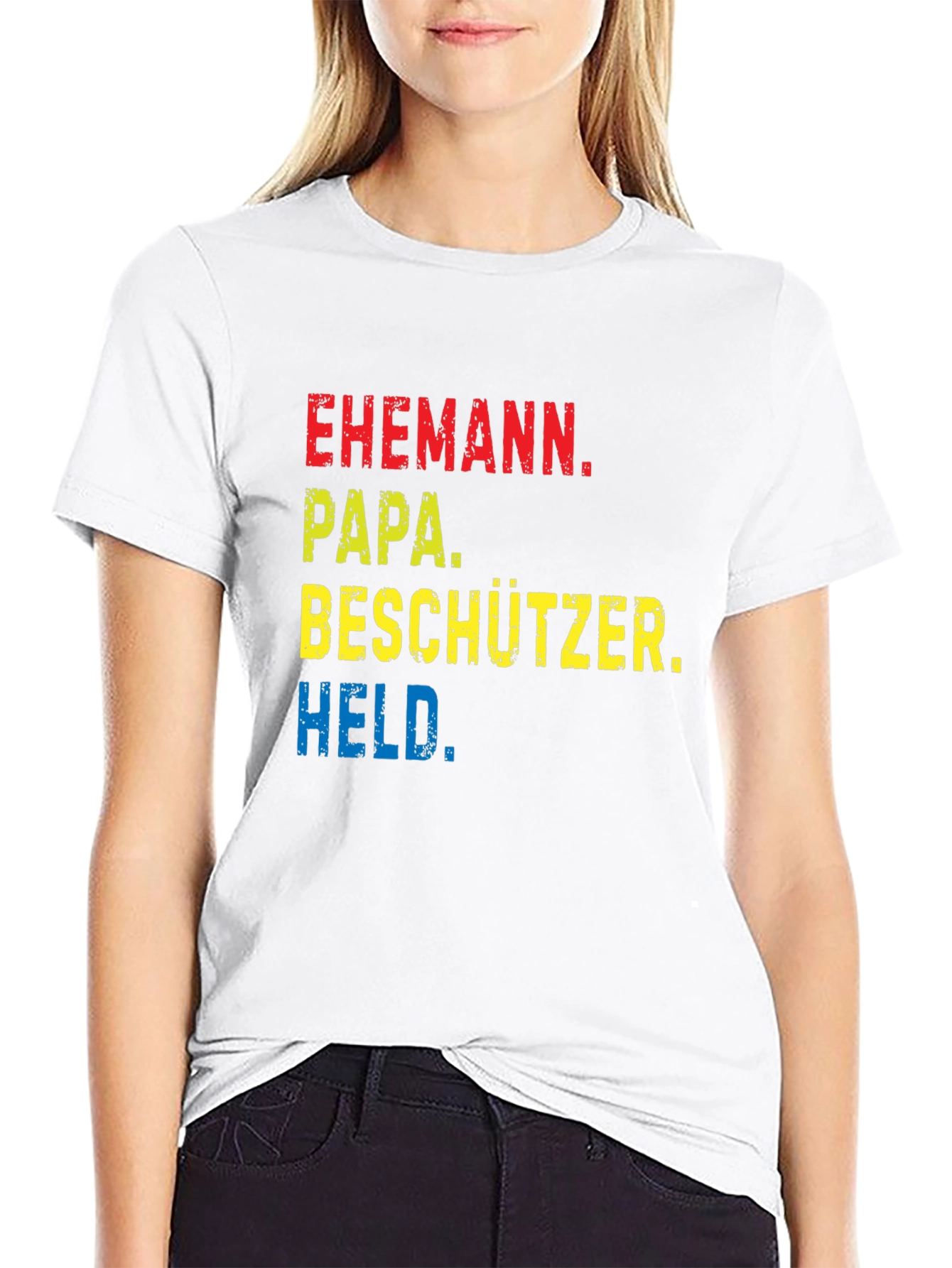 Black Ehemann Papa Beschützer Held Black T-Shirt view 9